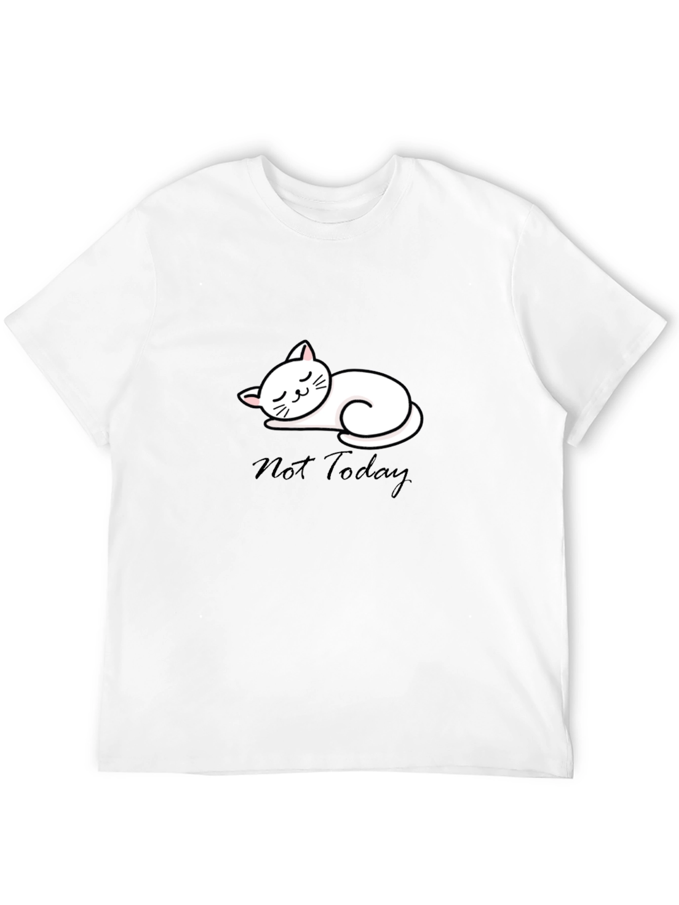 Not Today Cat Tee - Unisex Relaxed Fit
