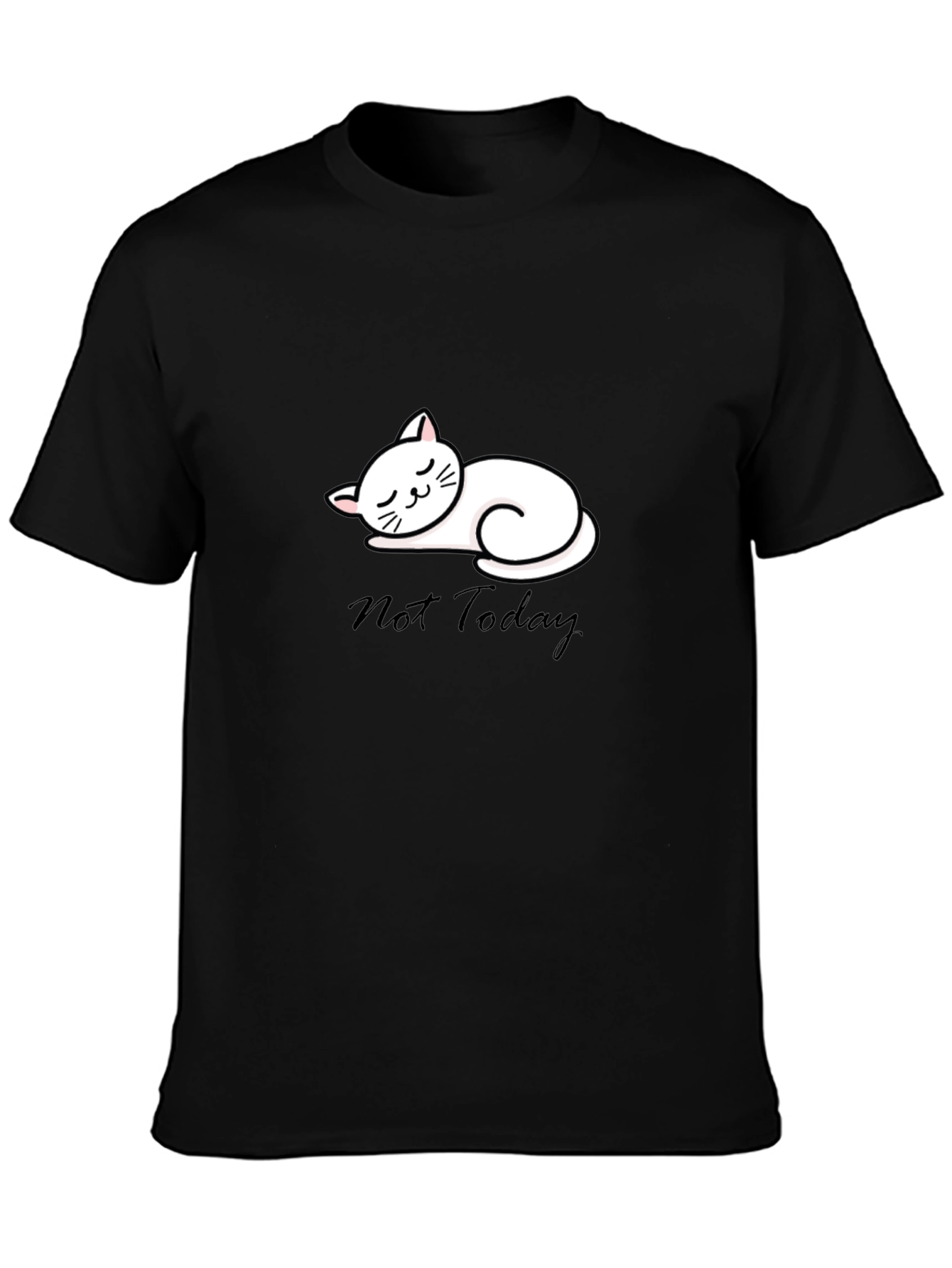 Not Today Cat Tee - Unisex Relaxed Fit