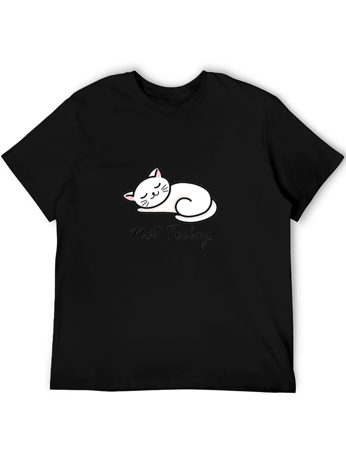 Not Today Cat Tee - Unisex Relaxed Fit