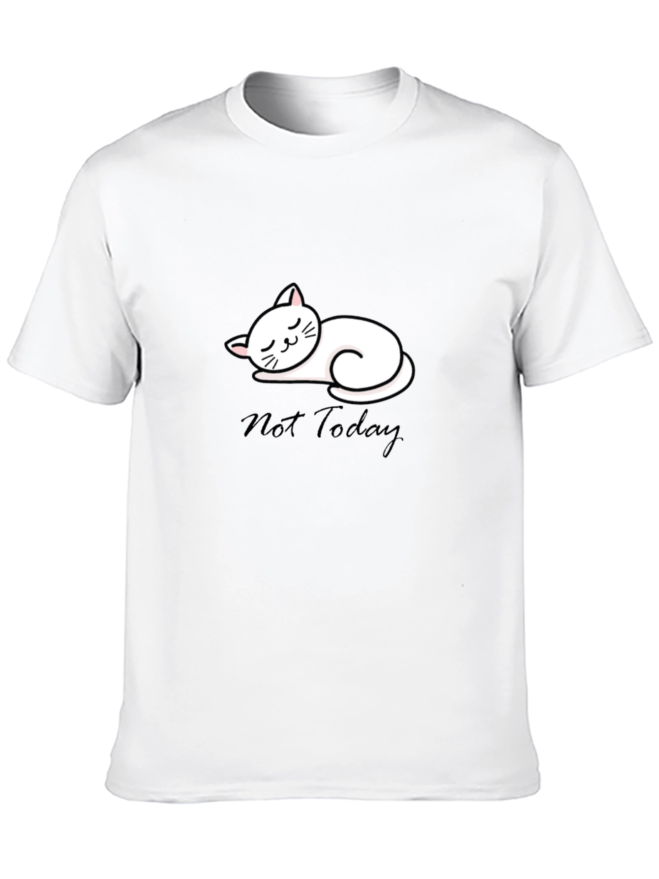 Not Today Cat Tee - Unisex Relaxed Fit