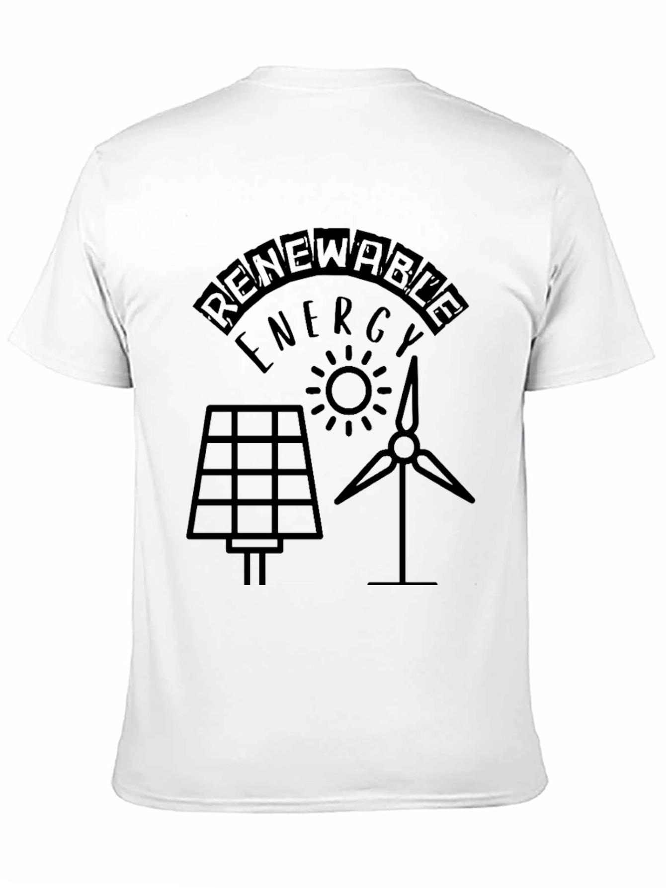 Renewable Energy T-Shirt Solar Wind