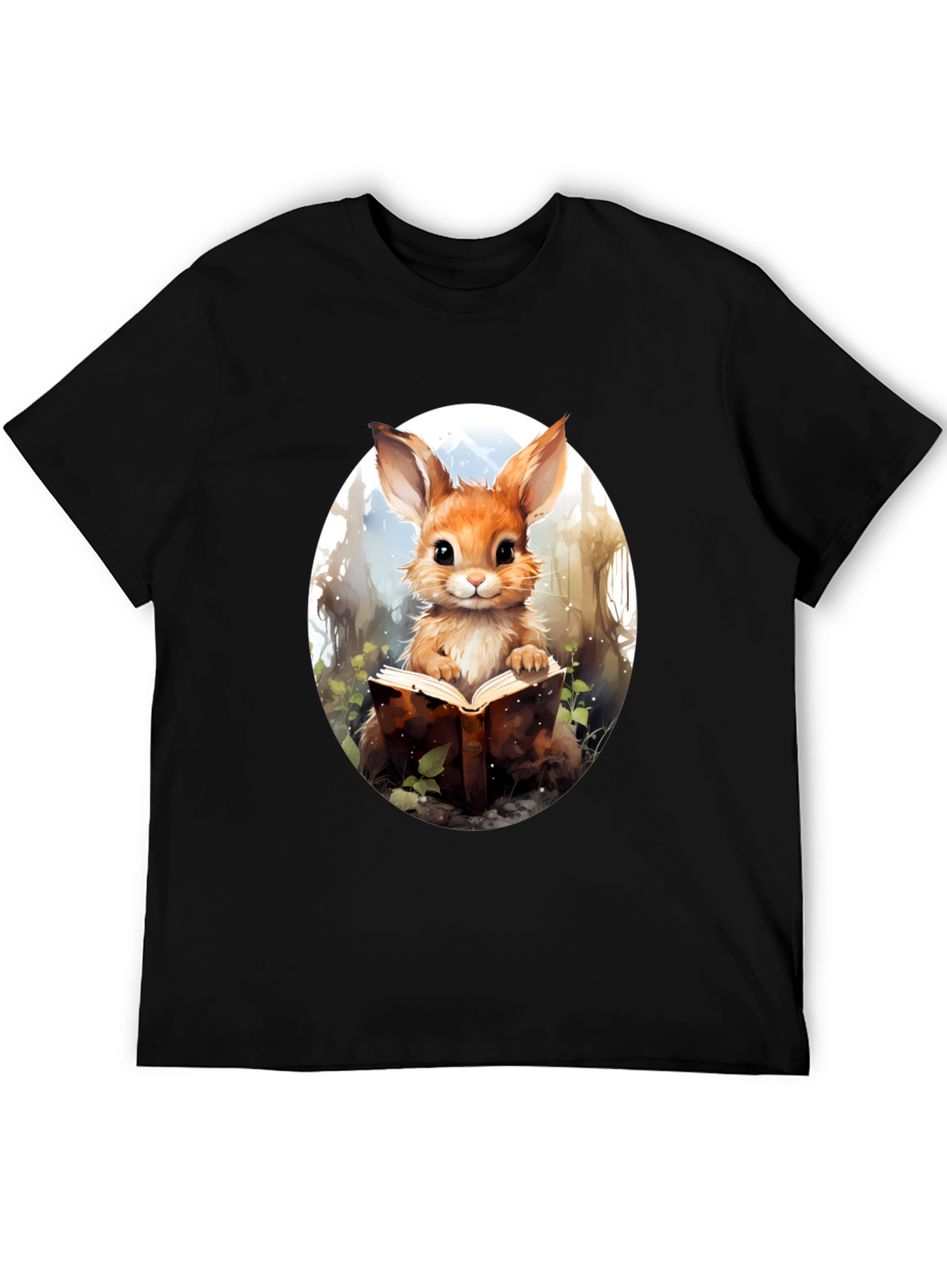 Bookworm Bunny Graphic Tee