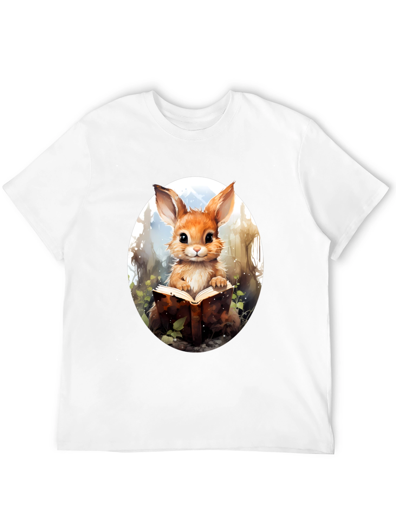 Bookworm Bunny Graphic Tee