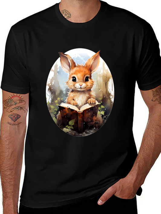 Bookworm Bunny Graphic Tee