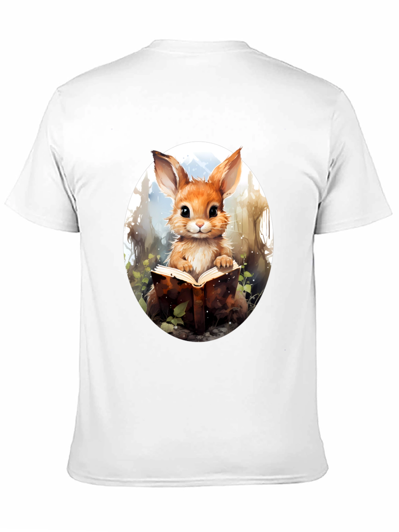 Bookworm Bunny Graphic Tee