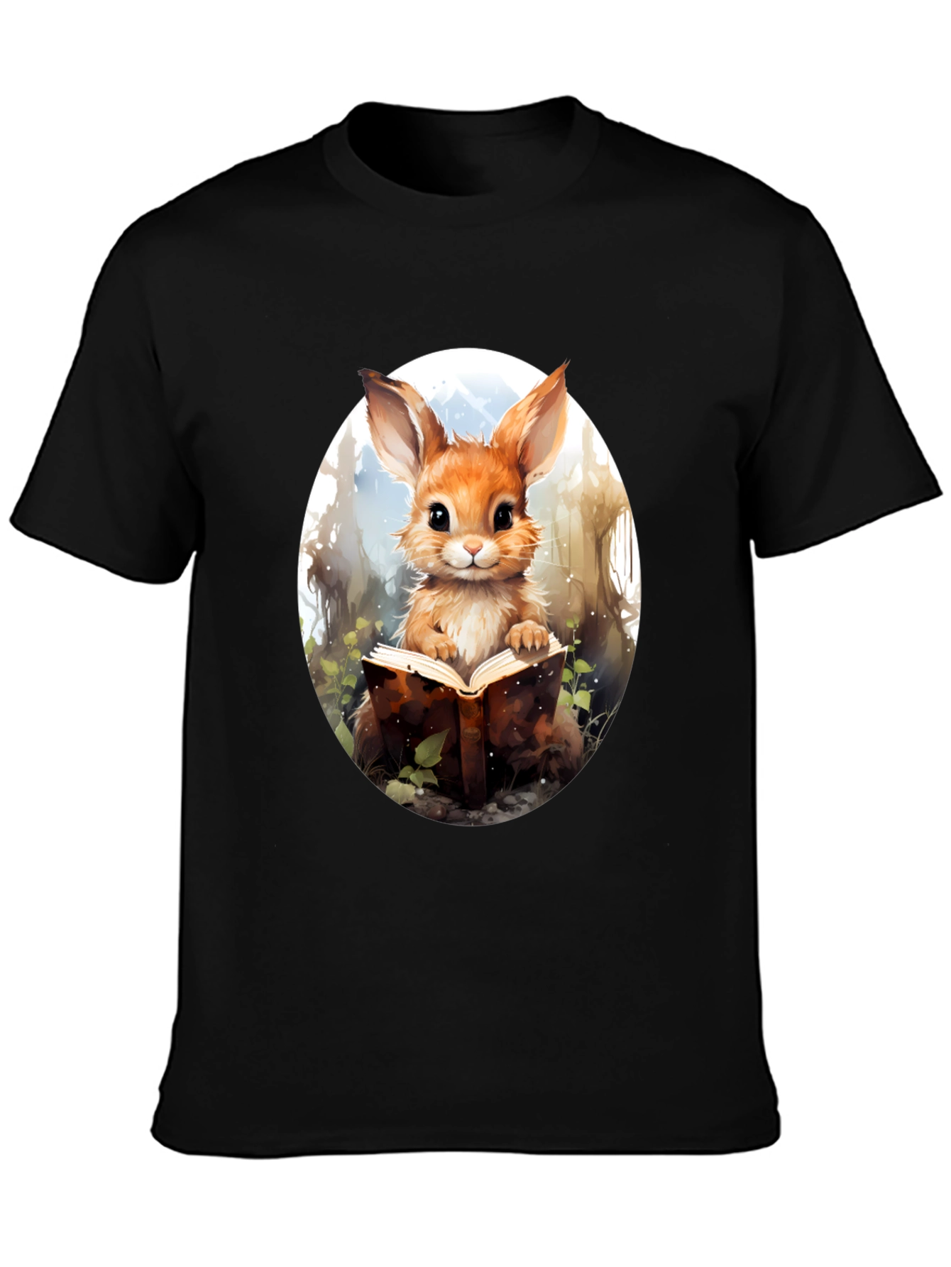 Bookworm Bunny Graphic Tee