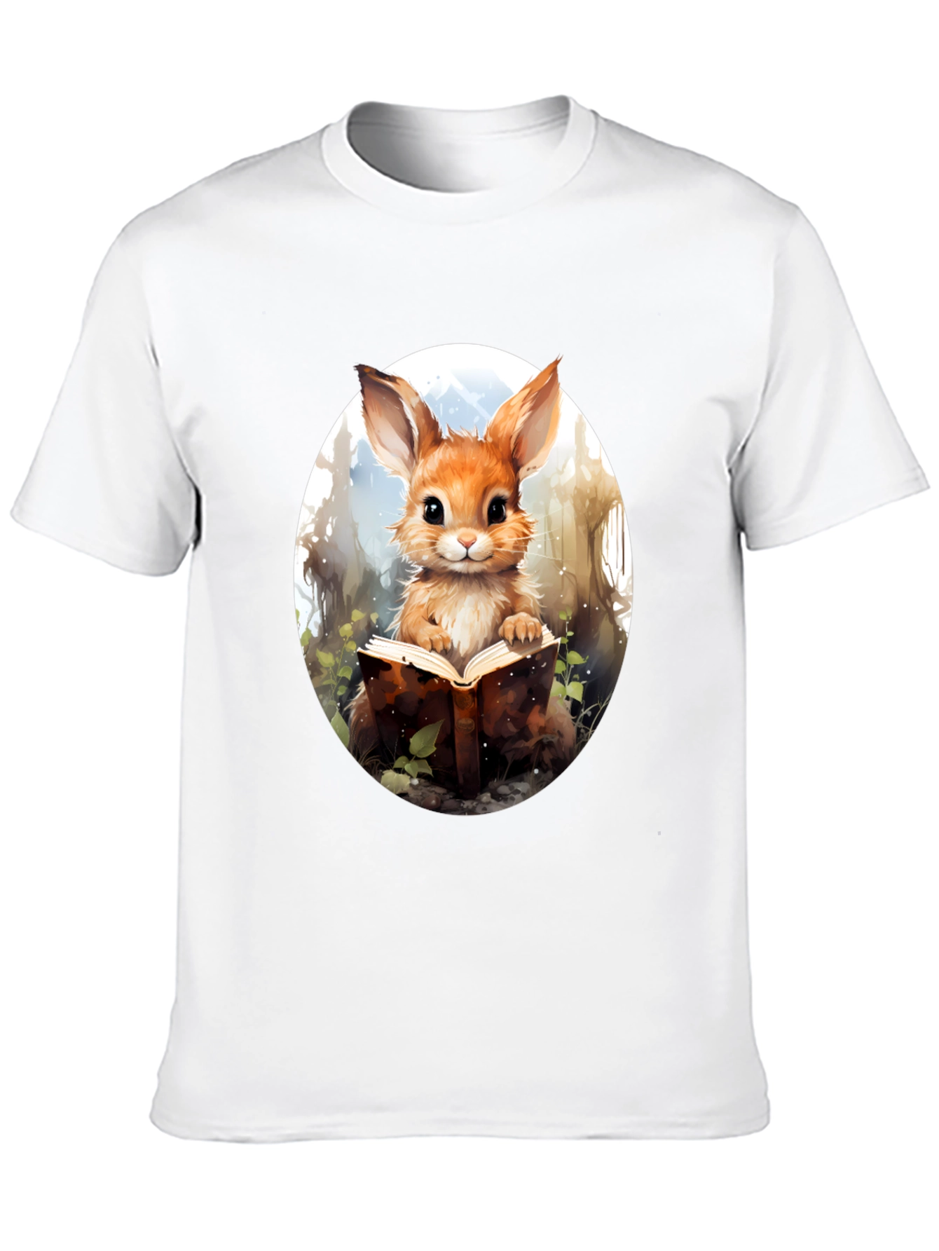 Bookworm Bunny Graphic Tee