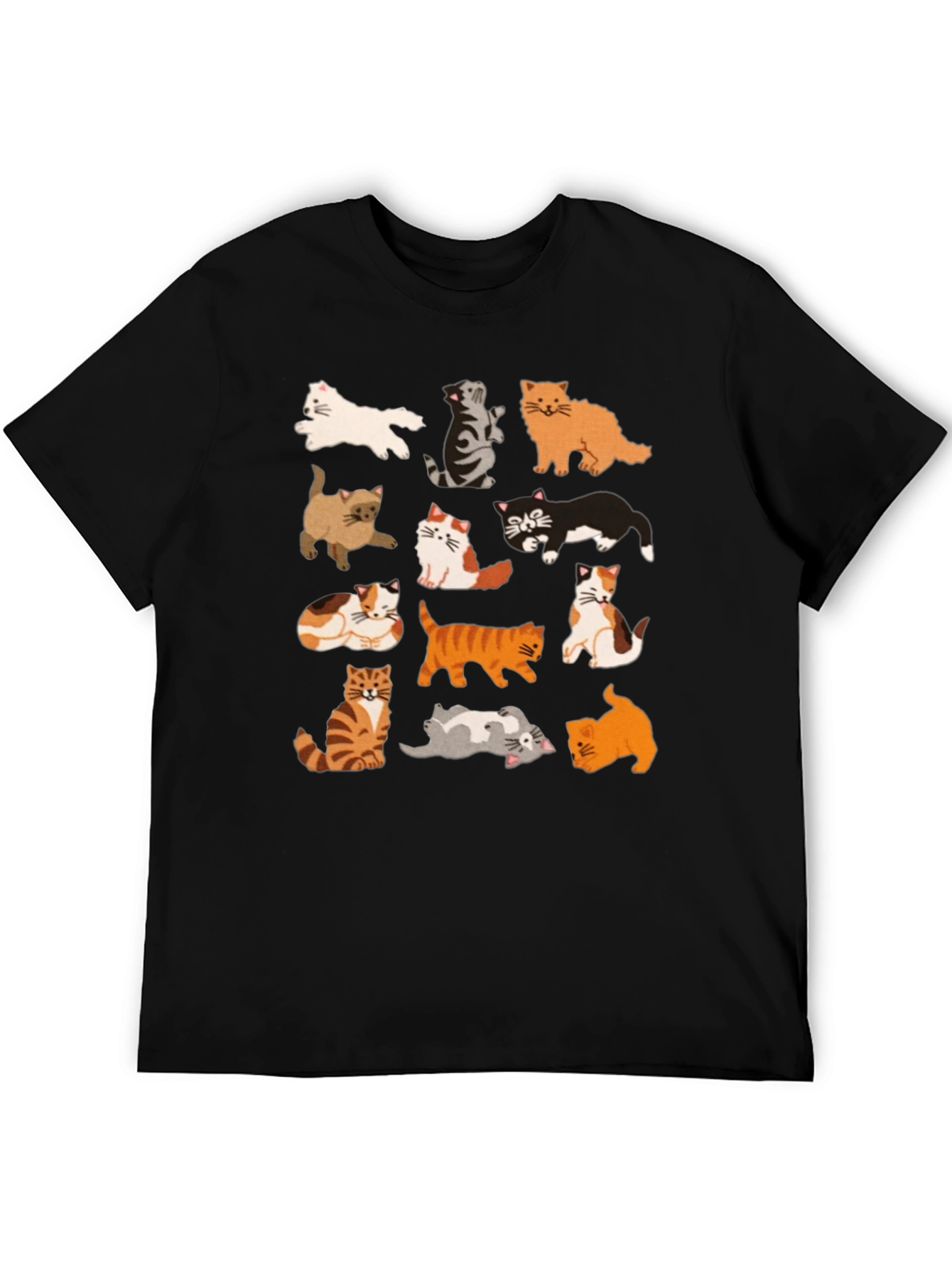 Cute Cats Graphic T-Shirt - Unisex Cotton Tee