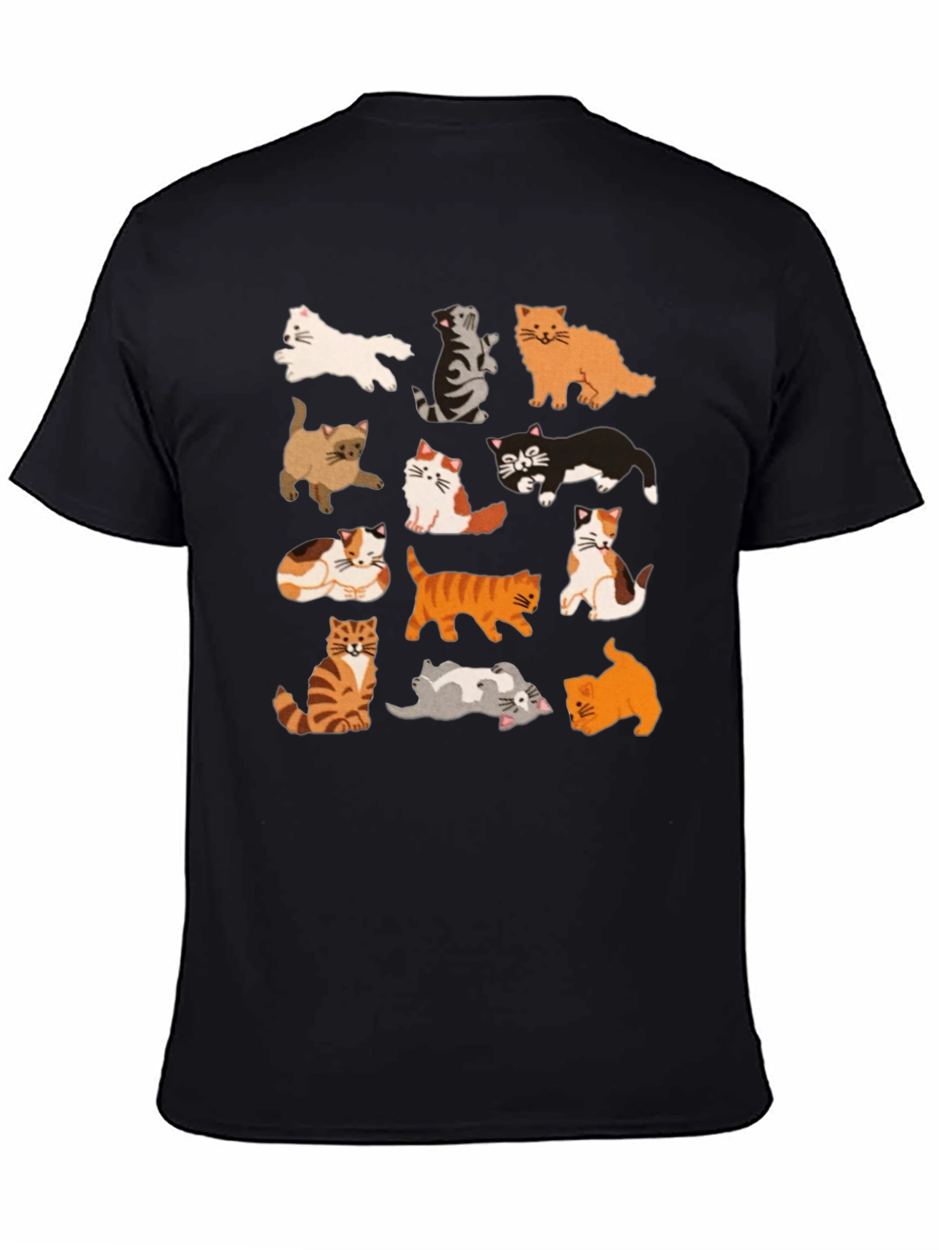 Cute Cats Graphic T-Shirt - Unisex Cotton Tee