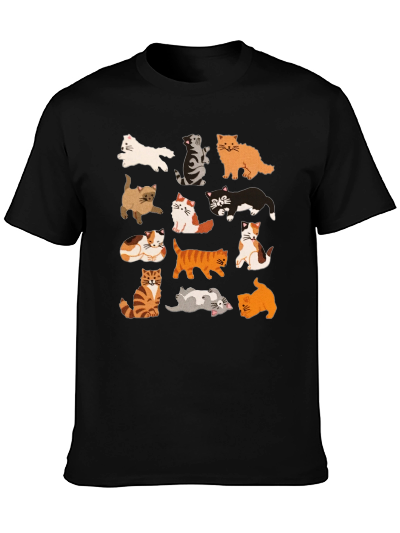 Cute Cats Graphic T-Shirt - Unisex Cotton Tee