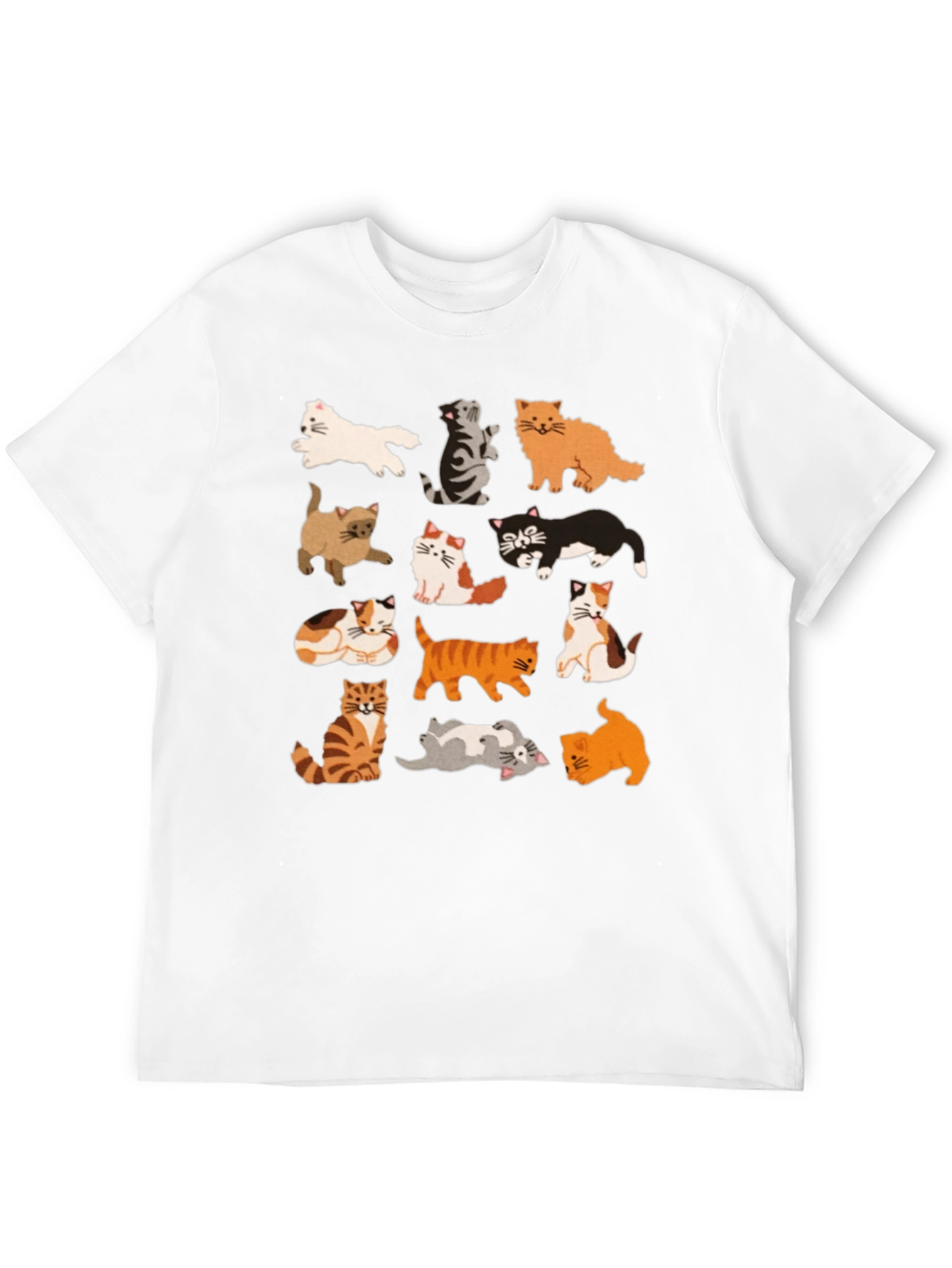 Cute Cats Graphic T-Shirt - Unisex Cotton Tee