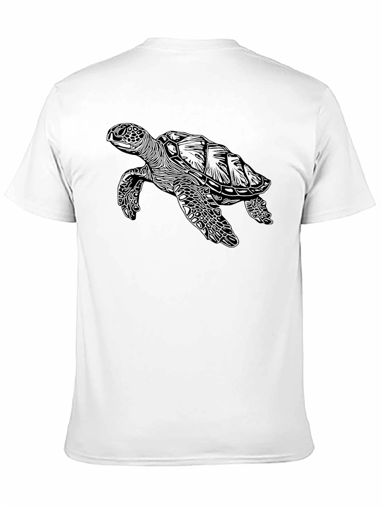 Sea Turtle Graphic Tee - Black