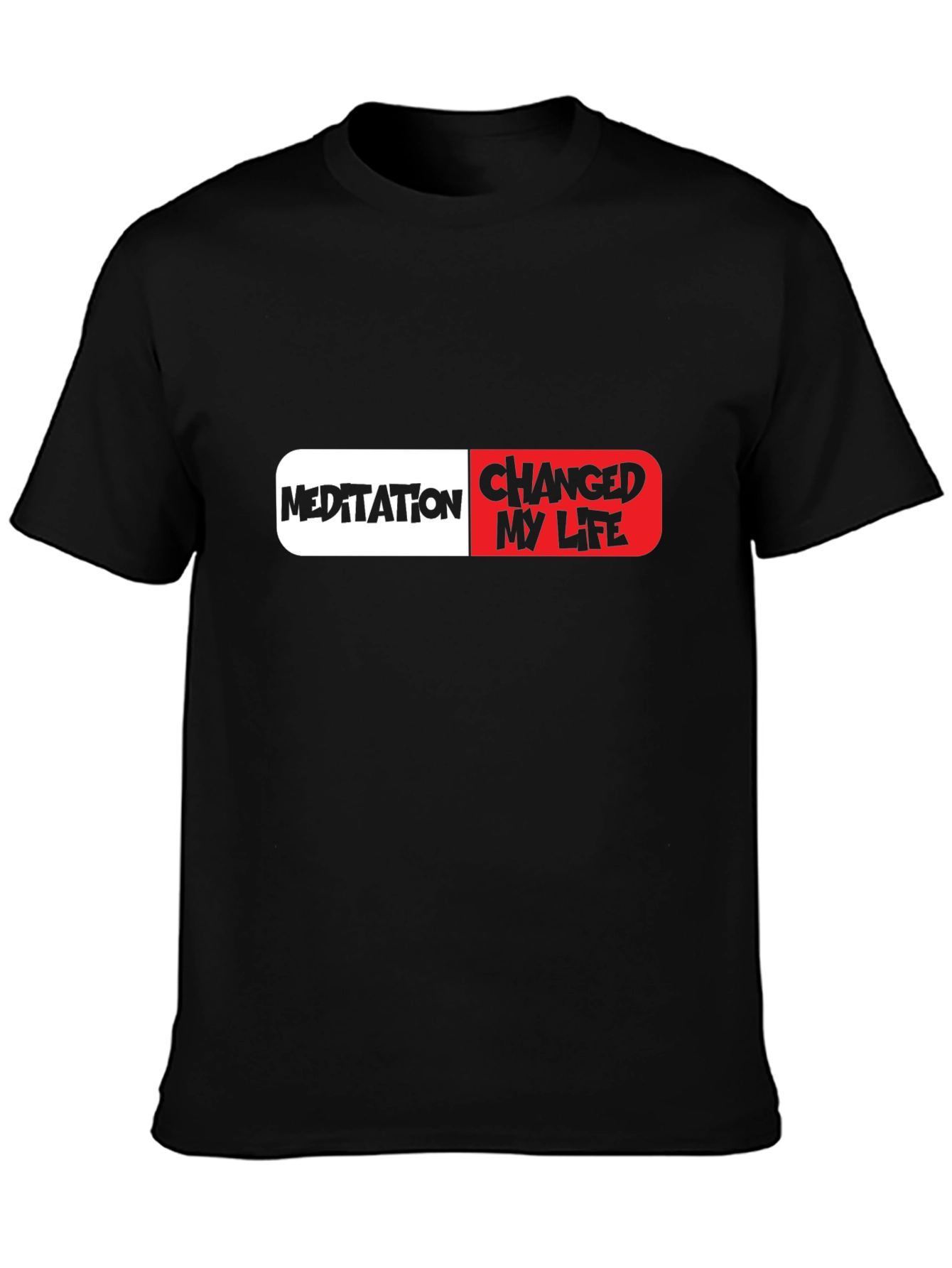 Meditation Changed My Life Pill Graphic T-Shirt