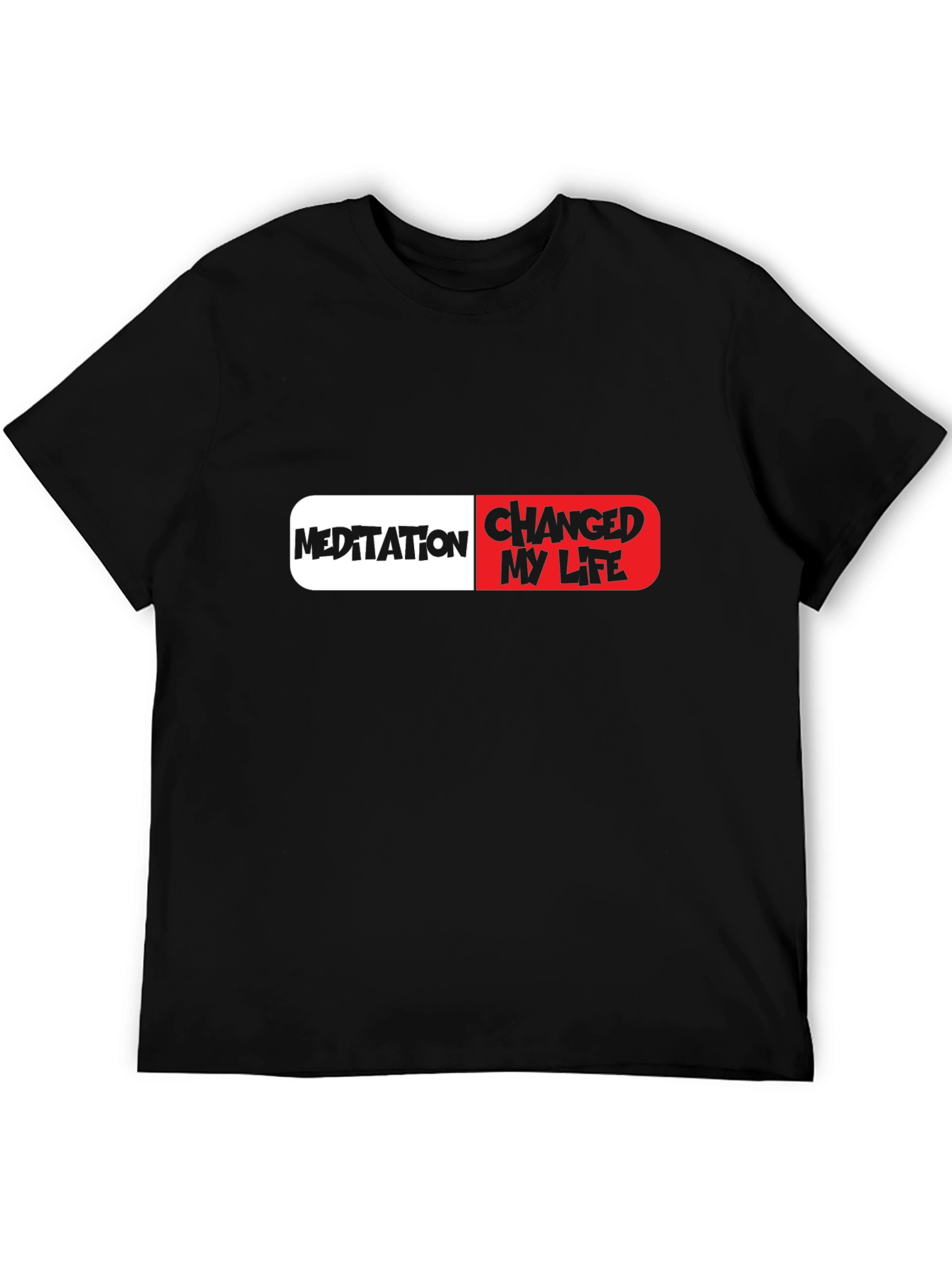 Meditation Changed My Life Pill Graphic T-Shirt