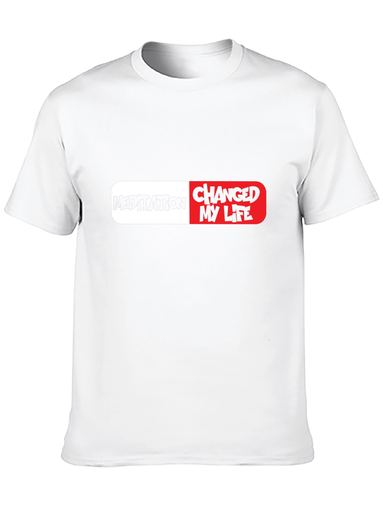 Meditation Changed My Life Pill Graphic T-Shirt