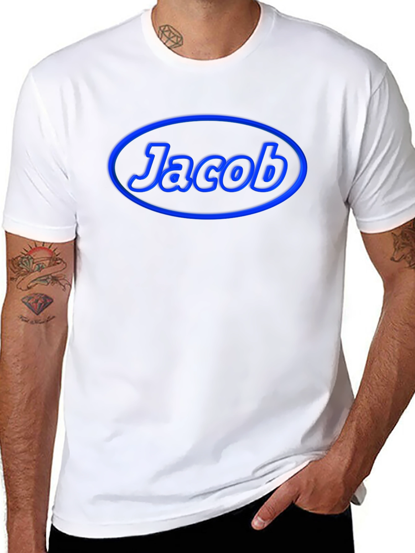 Jacob Blue Oval T-Shirt