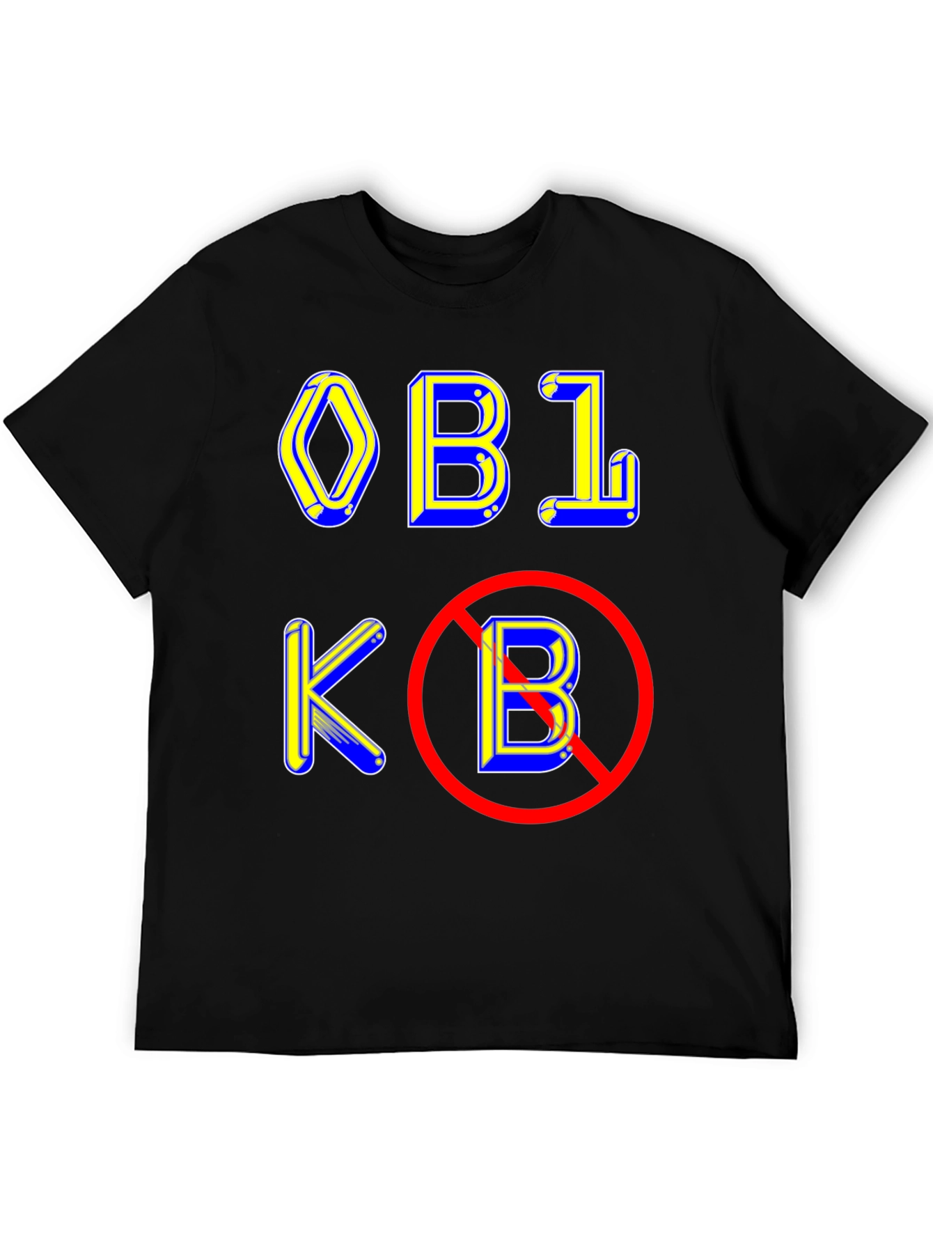 Offensive Parody T-Shirt: No OBL KB Graphic Tee