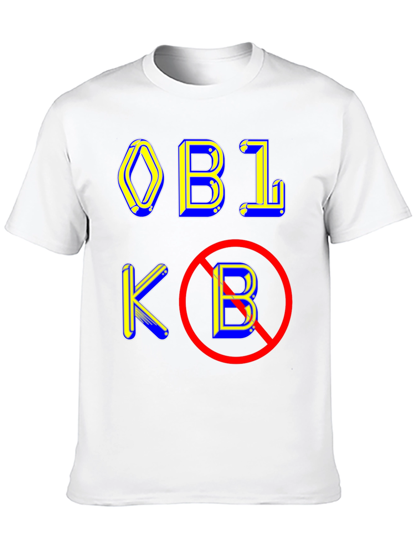 Offensive Parody T-Shirt: No OBL KB Graphic Tee