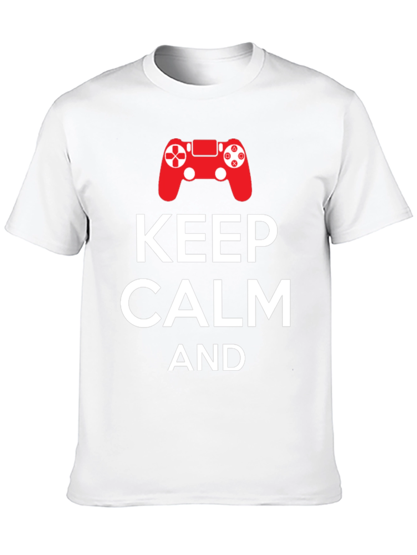 Keep Calm and Game On T-Shirt - Gamer Apparel