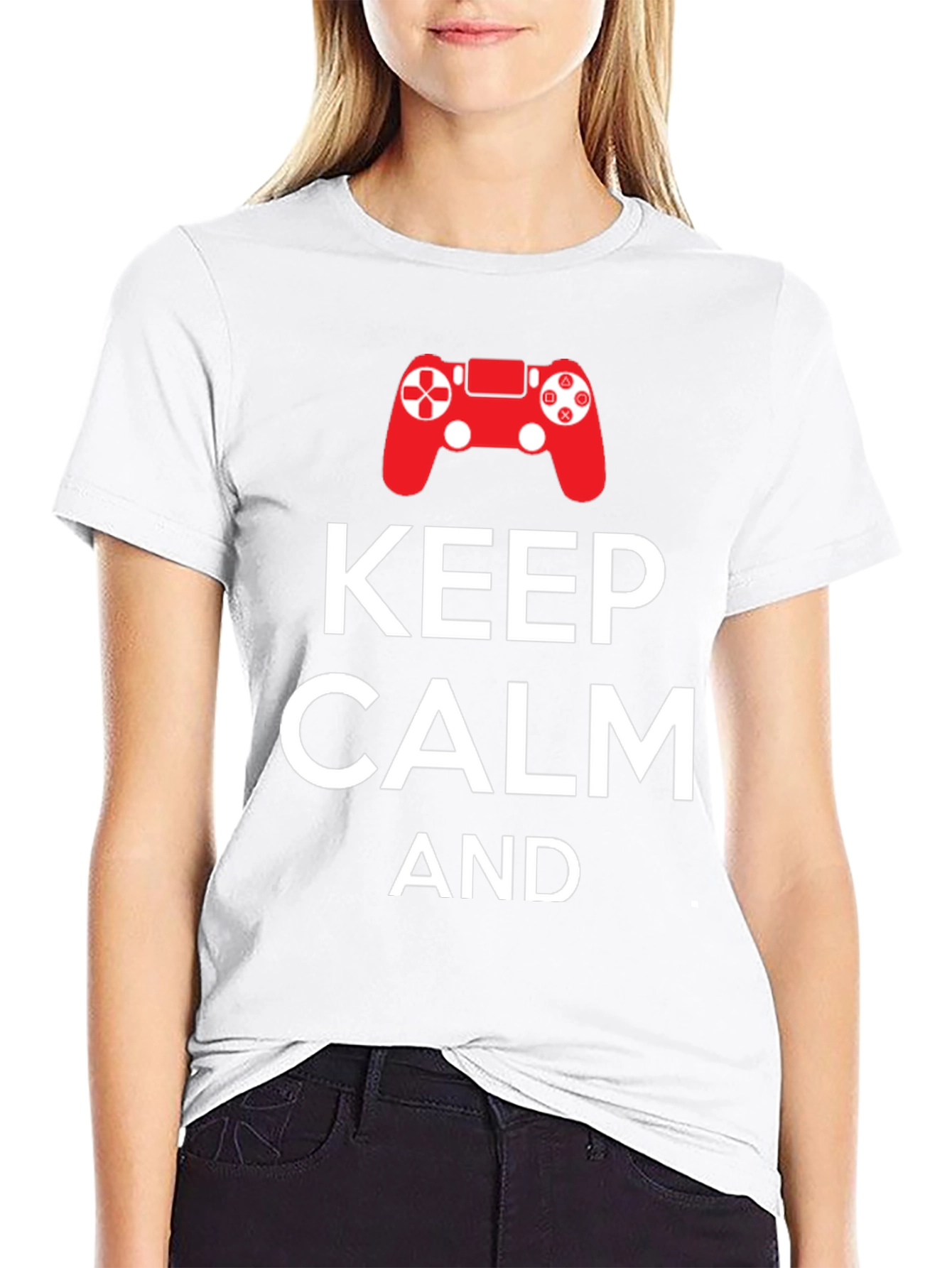 Keep Calm and Game On T-Shirt - Gamer Apparel