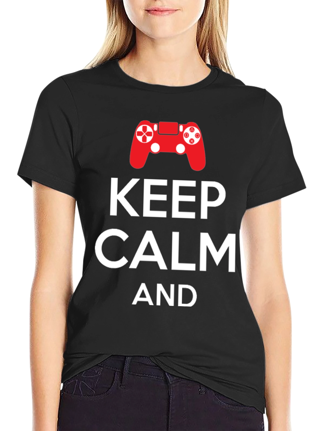 Keep Calm and Game On T-Shirt - Gamer Apparel