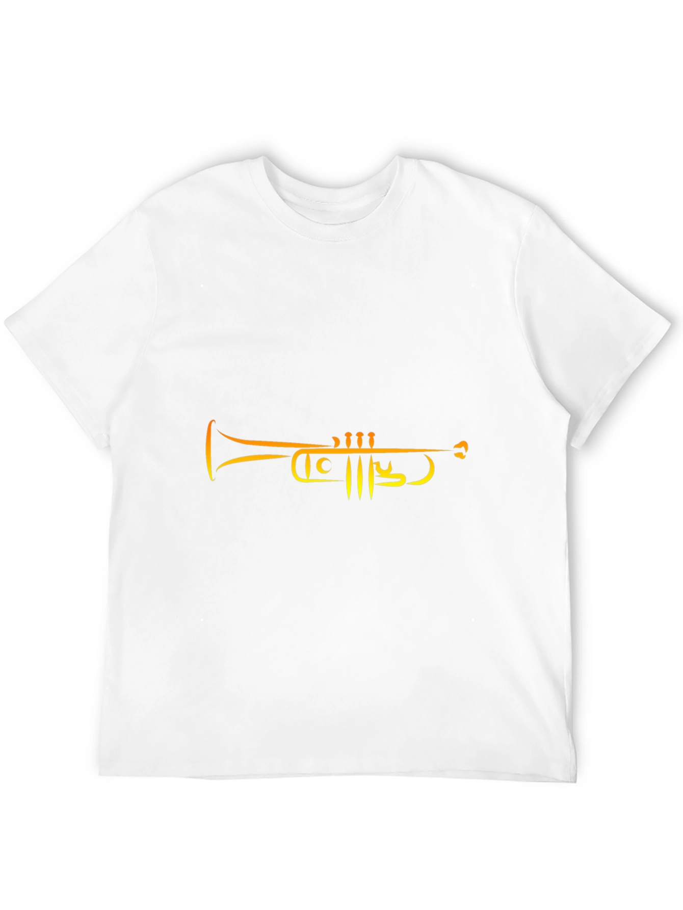 Trumpet Graphic Tee - Stylish Musician T-Shirt
