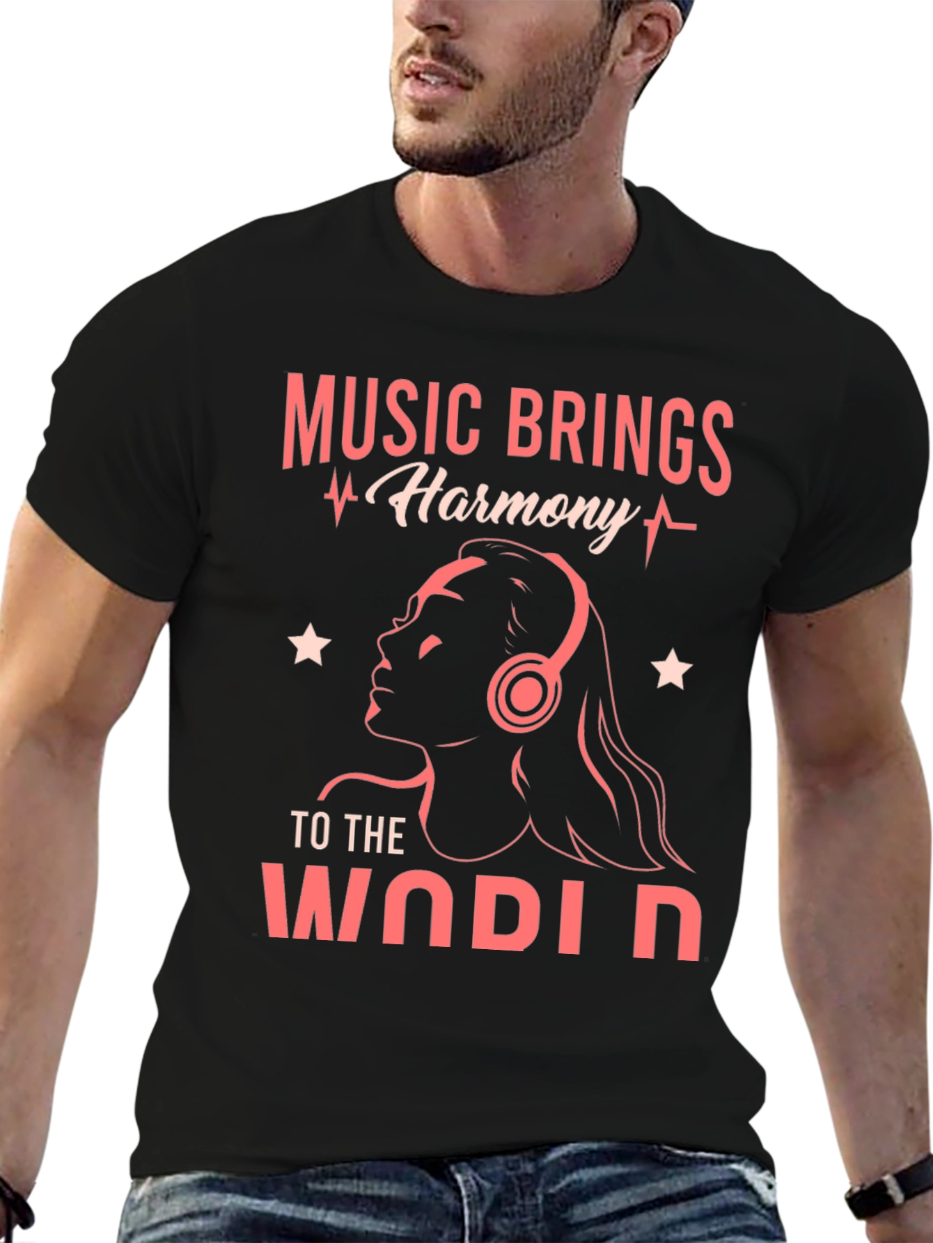 Music Brings Harmony Graphic Tee