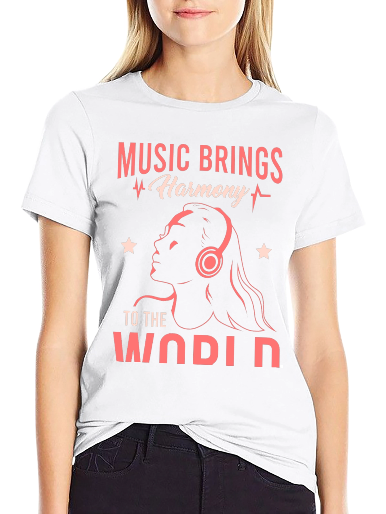 Music Brings Harmony Graphic Tee