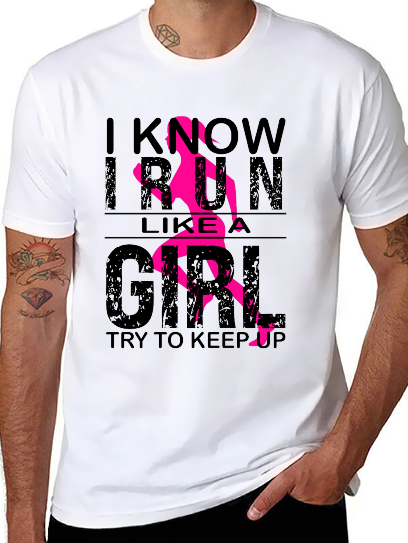 I Know I Run Like a Girl T-Shirt