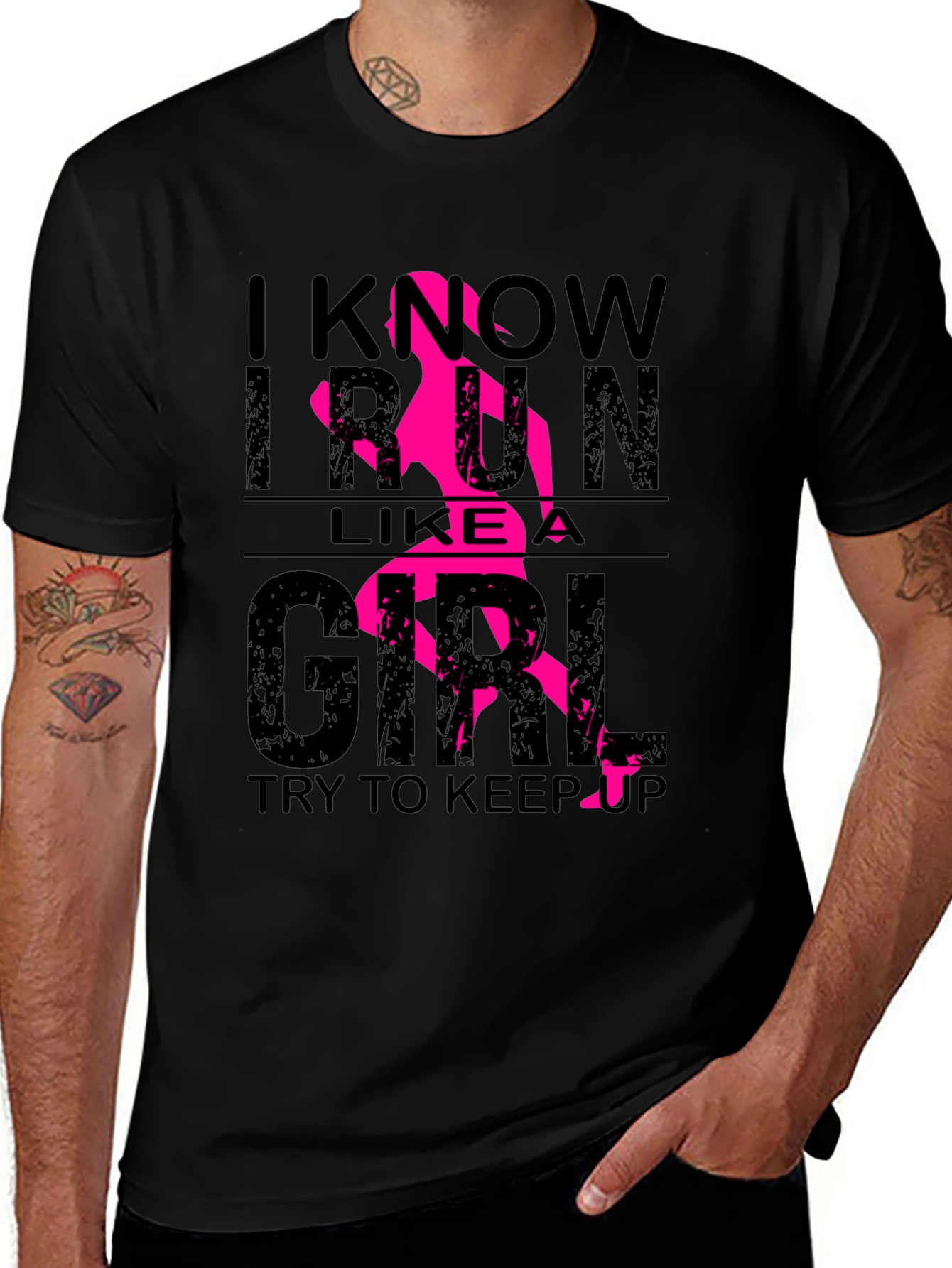 I Know I Run Like a Girl T-Shirt