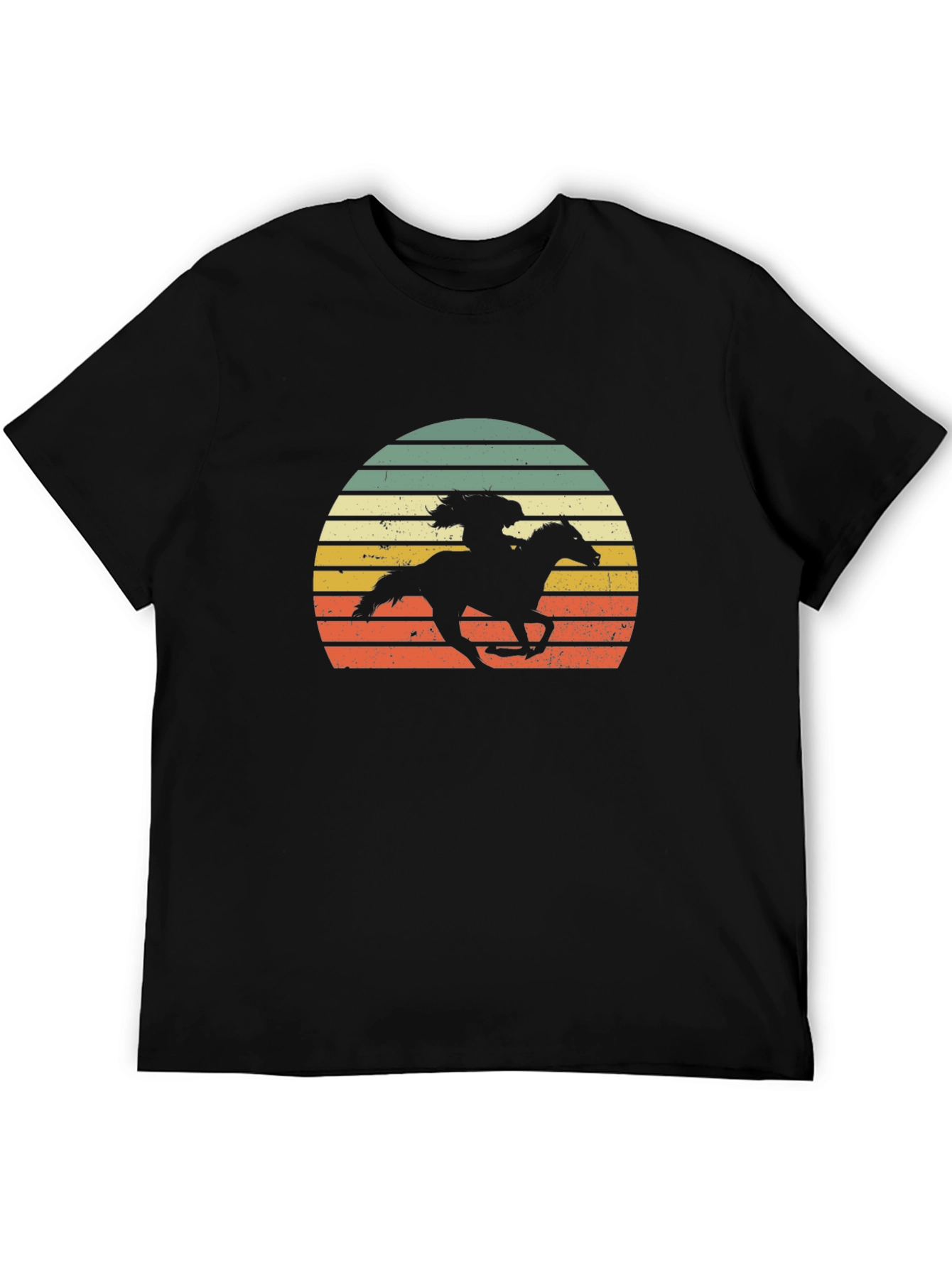 Retro Horse Rider Graphic Tee
