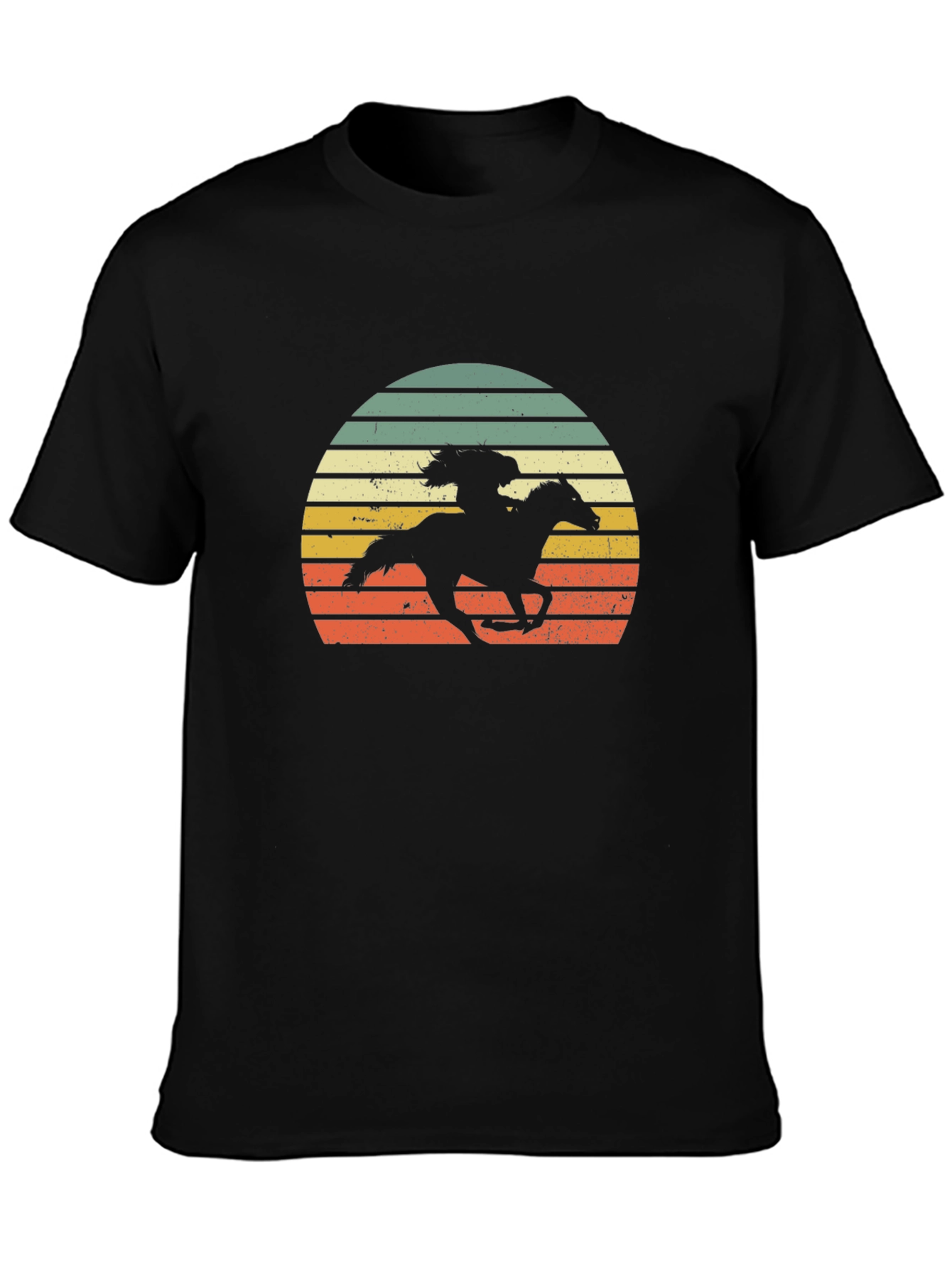 Retro Horse Rider Graphic Tee