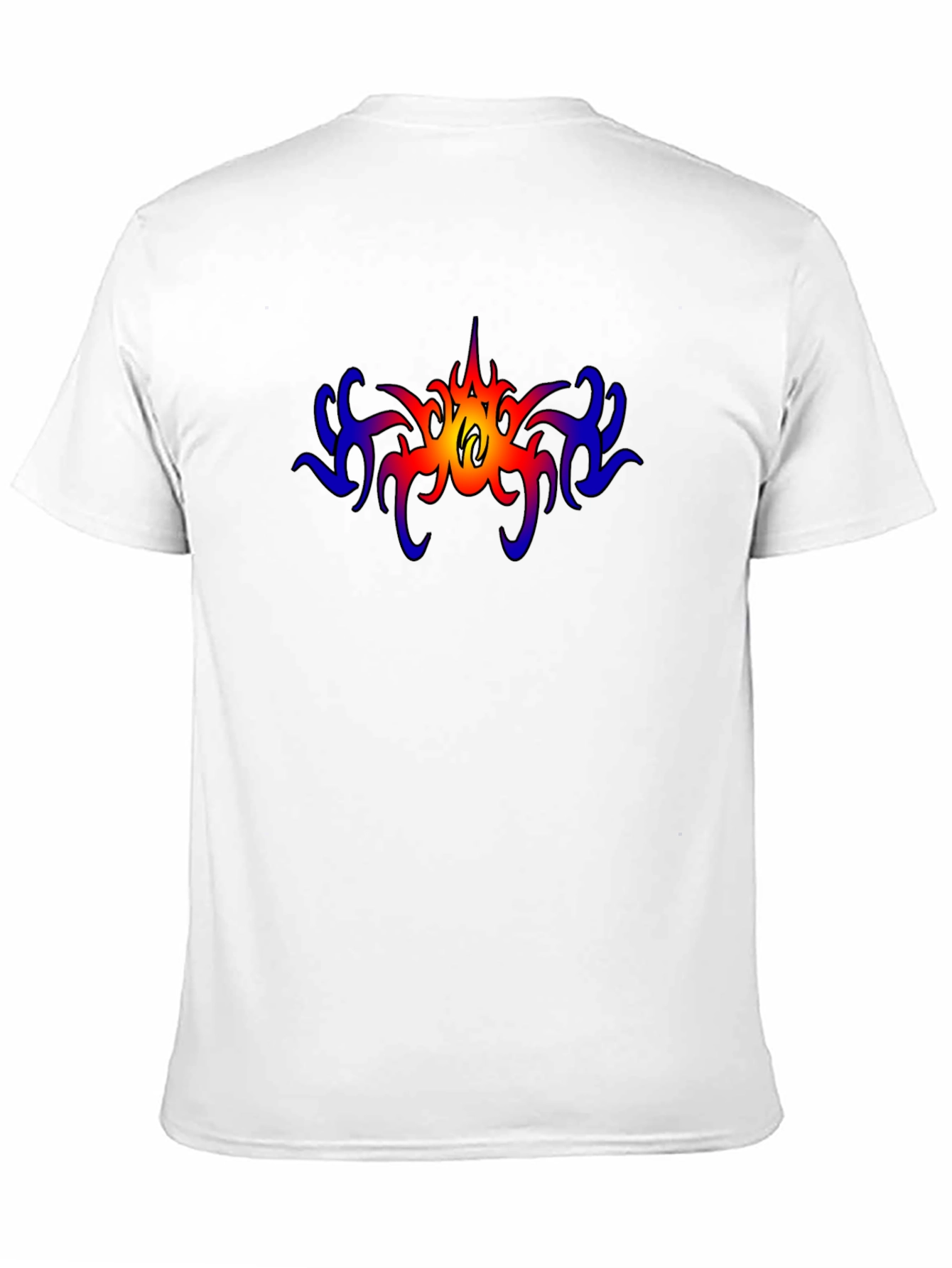 Bold Tribal Graphic Tee - Mens Black T-Shirt