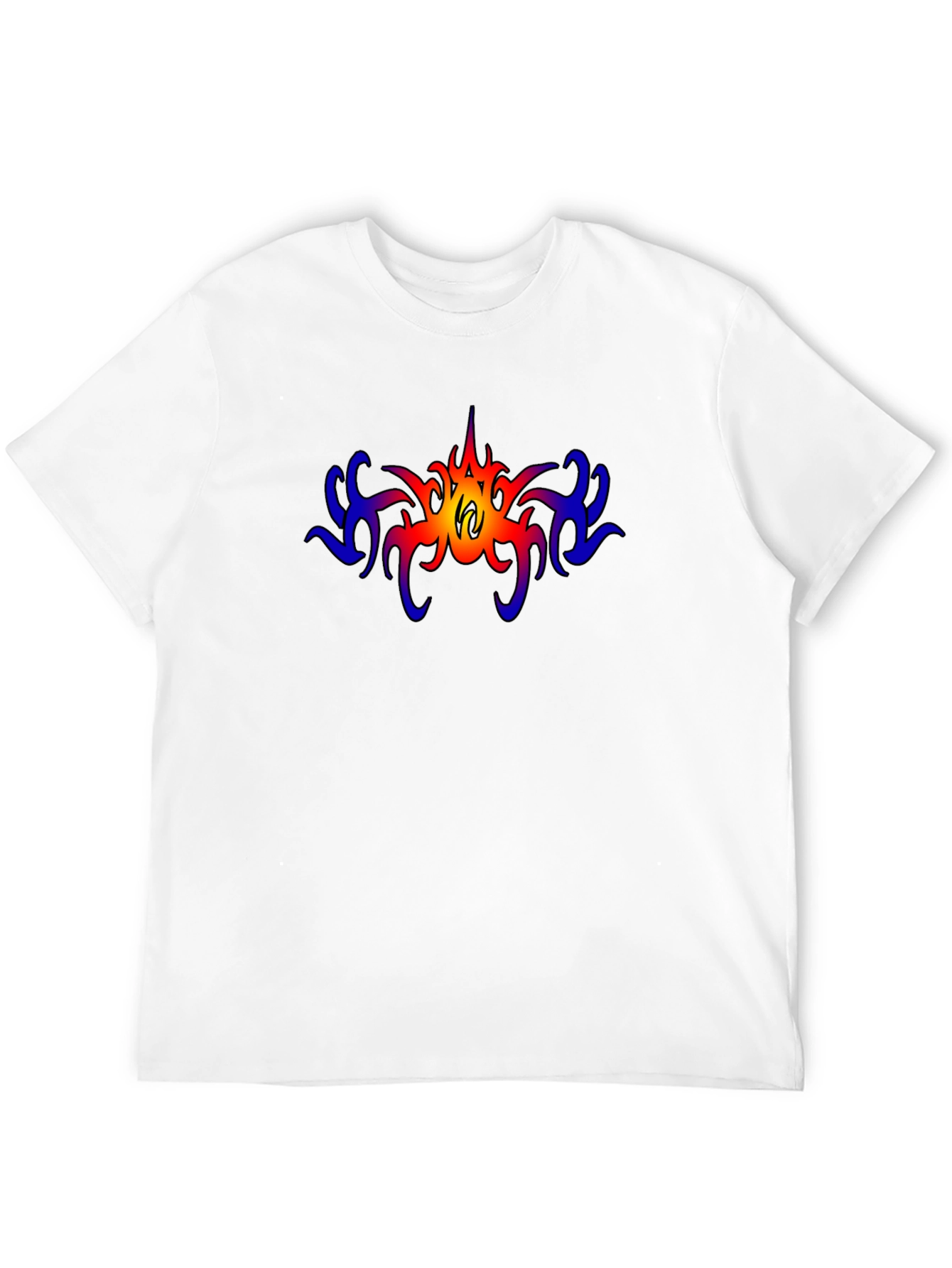 Bold Tribal Graphic Tee - Mens Black T-Shirt