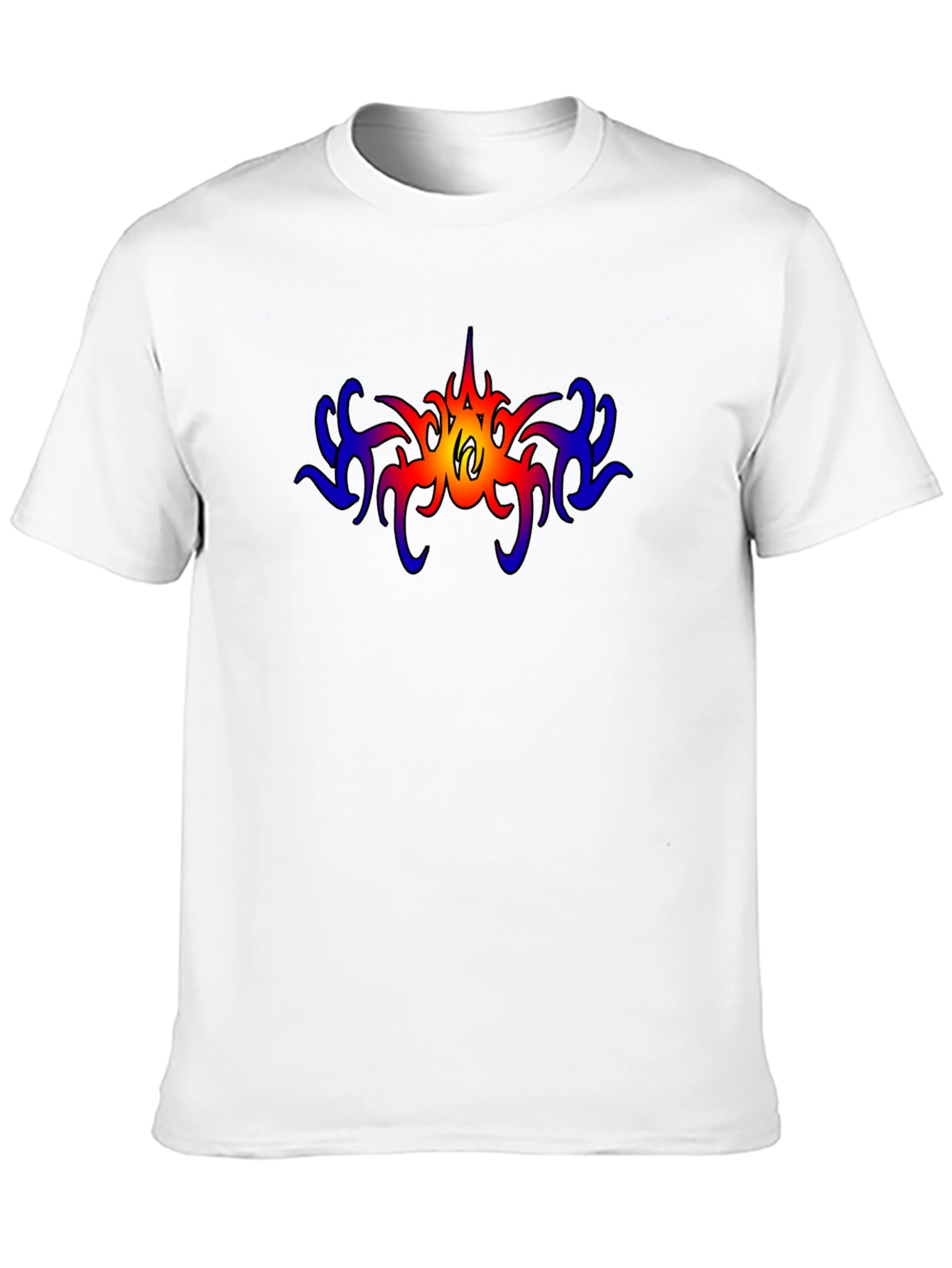 Bold Tribal Graphic Tee - Mens Black T-Shirt