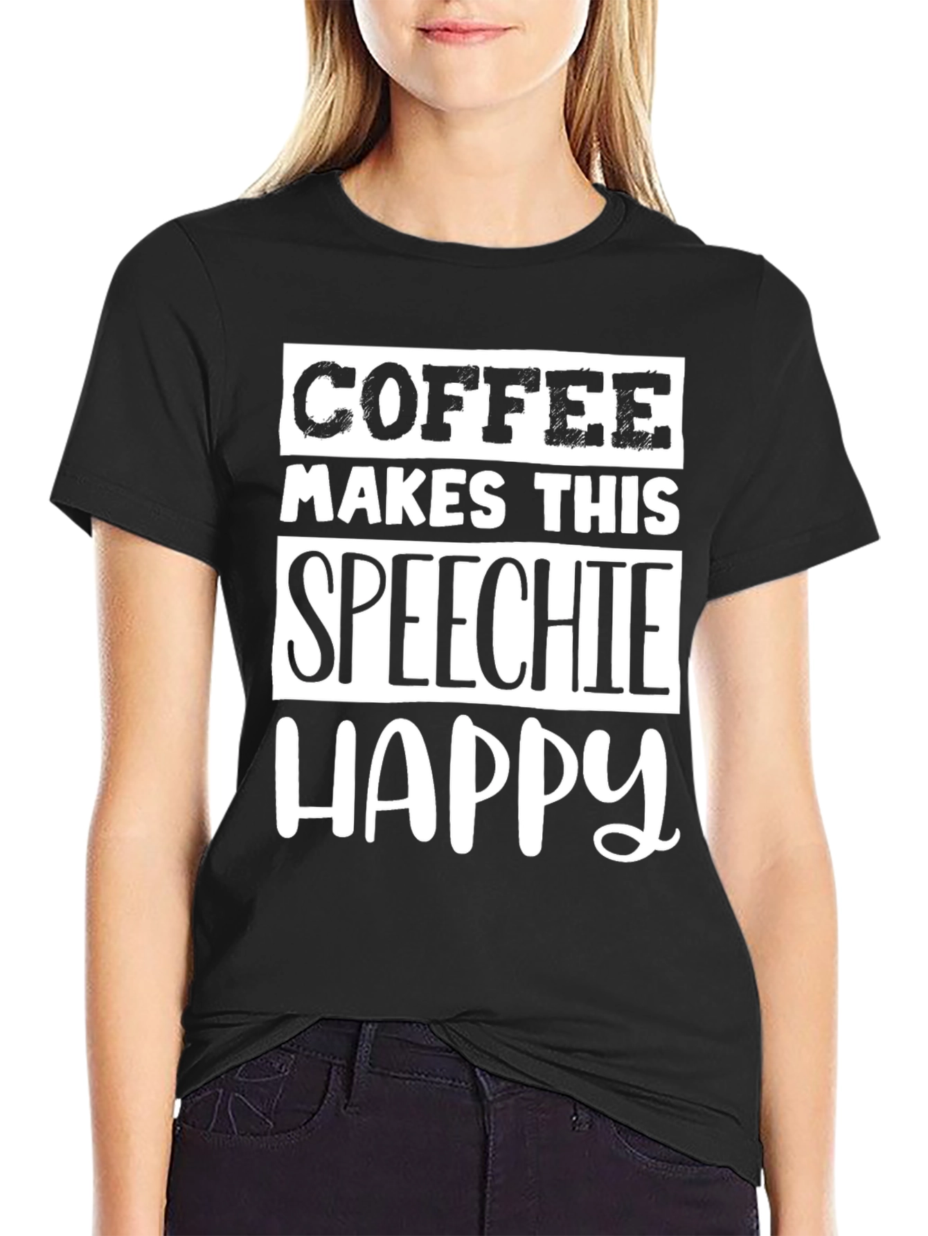 Coffee Makes This Speechie Happy - Graphic Tee