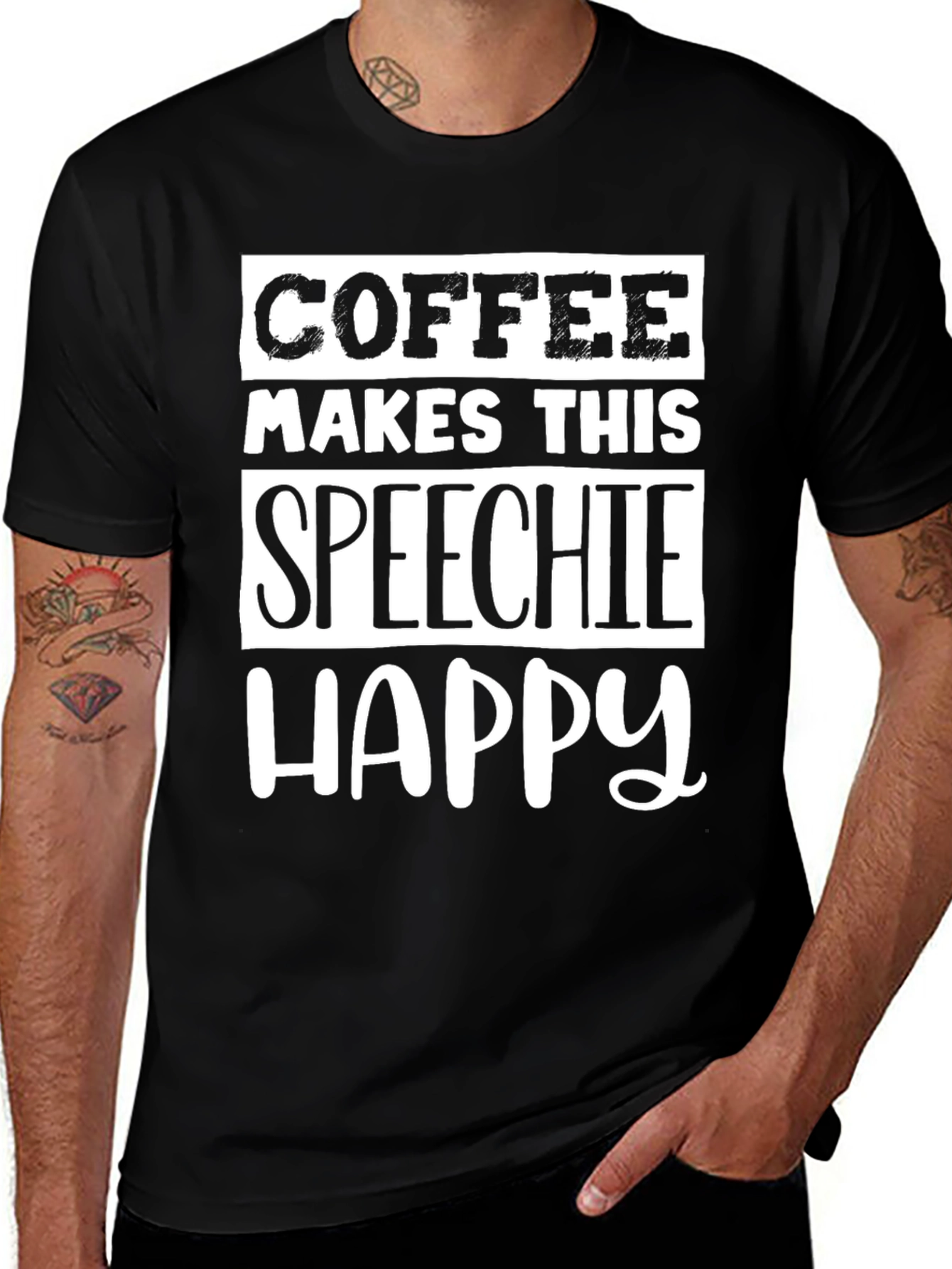 Coffee Makes This Speechie Happy - Graphic Tee