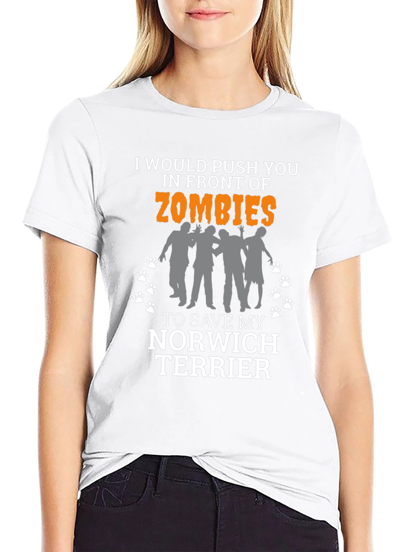 Zombie Norwich Terrier T-Shirt