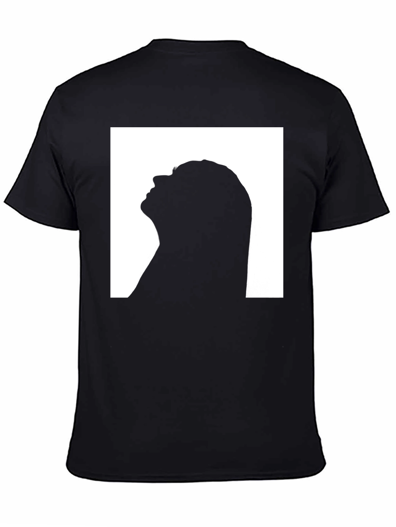 Silhouette Graphic Print Black T-Shirt