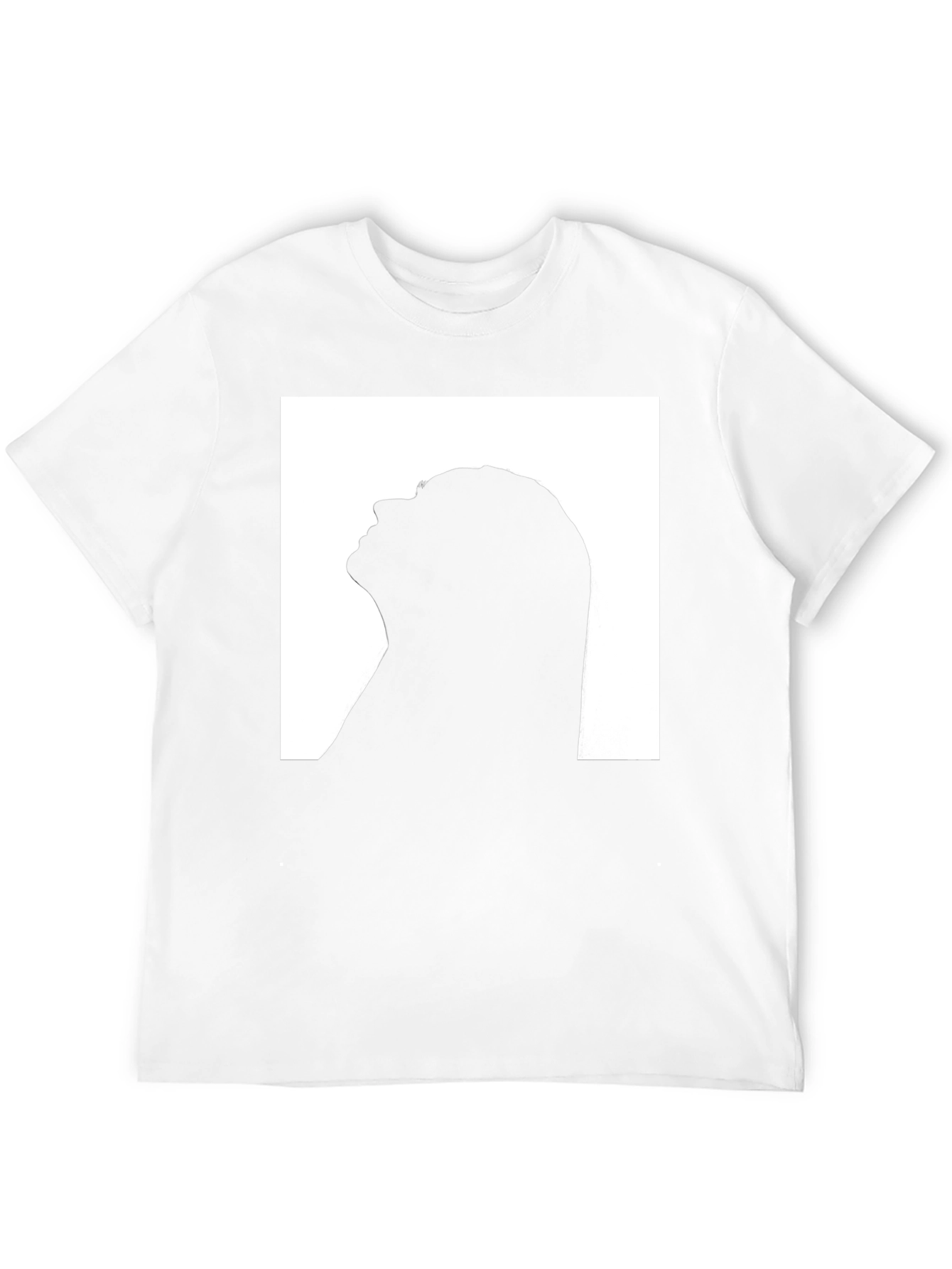 Silhouette Graphic Print Black T-Shirt