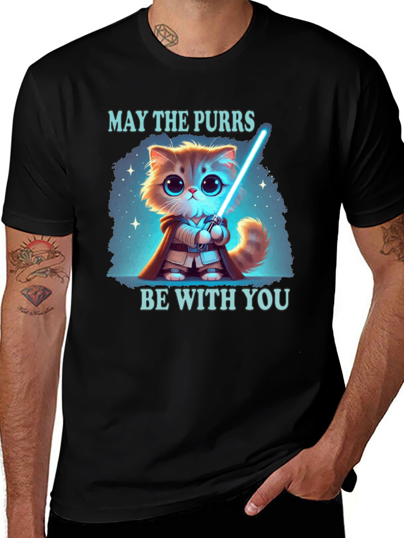 May The Purrs Be With You T-Shirt