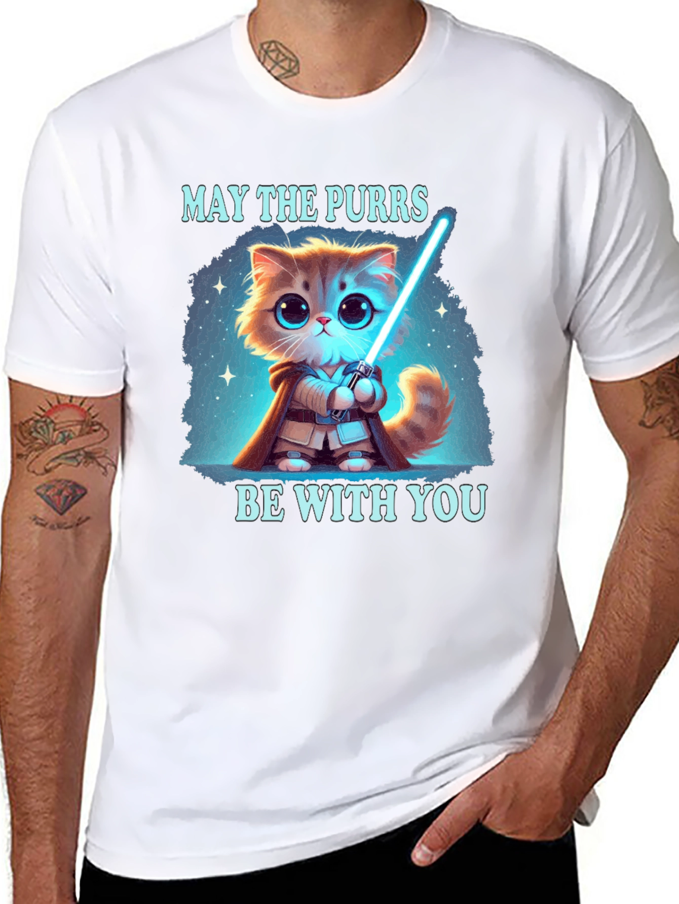 May The Purrs Be With You T-Shirt