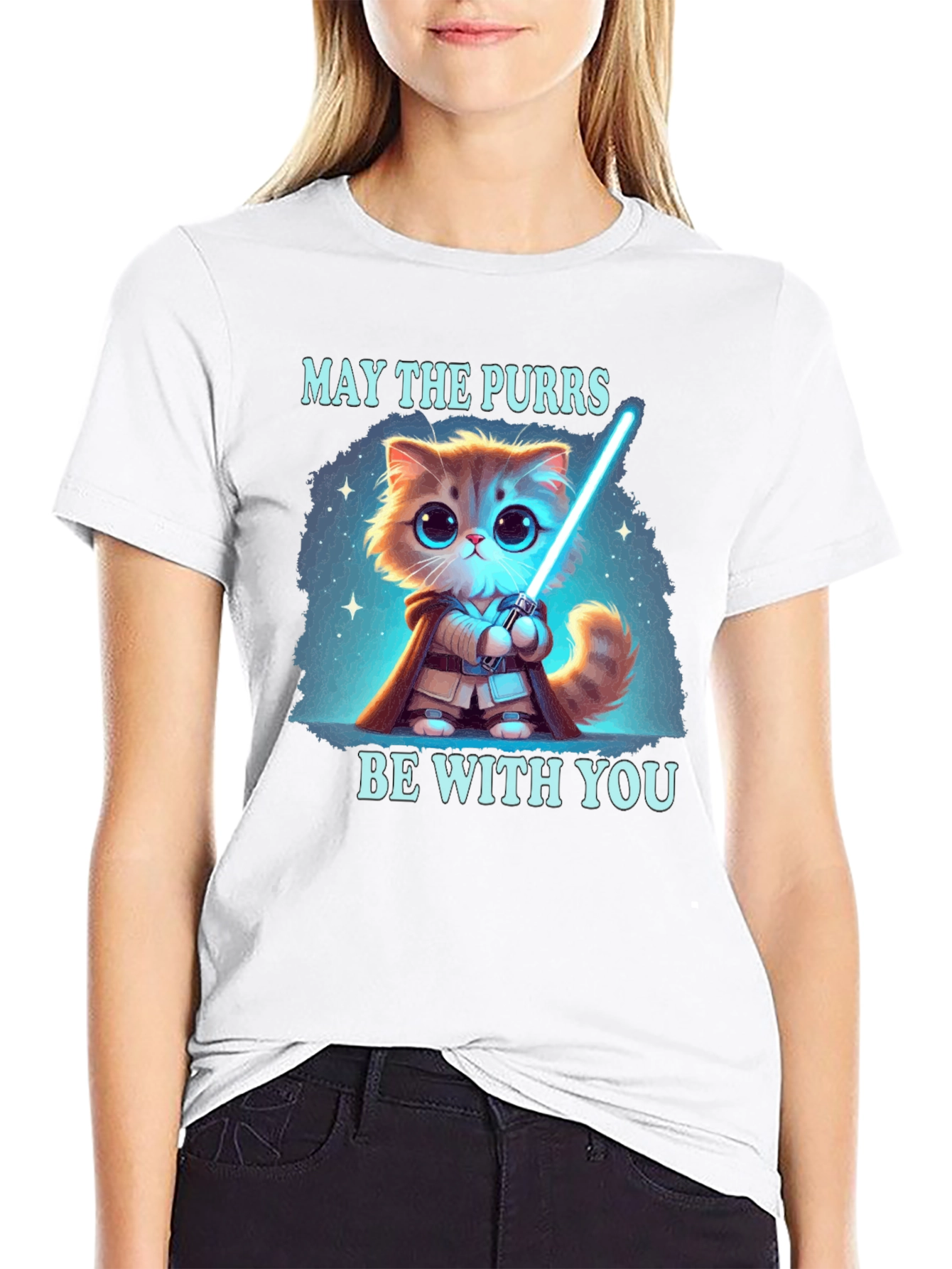 May The Purrs Be With You T-Shirt