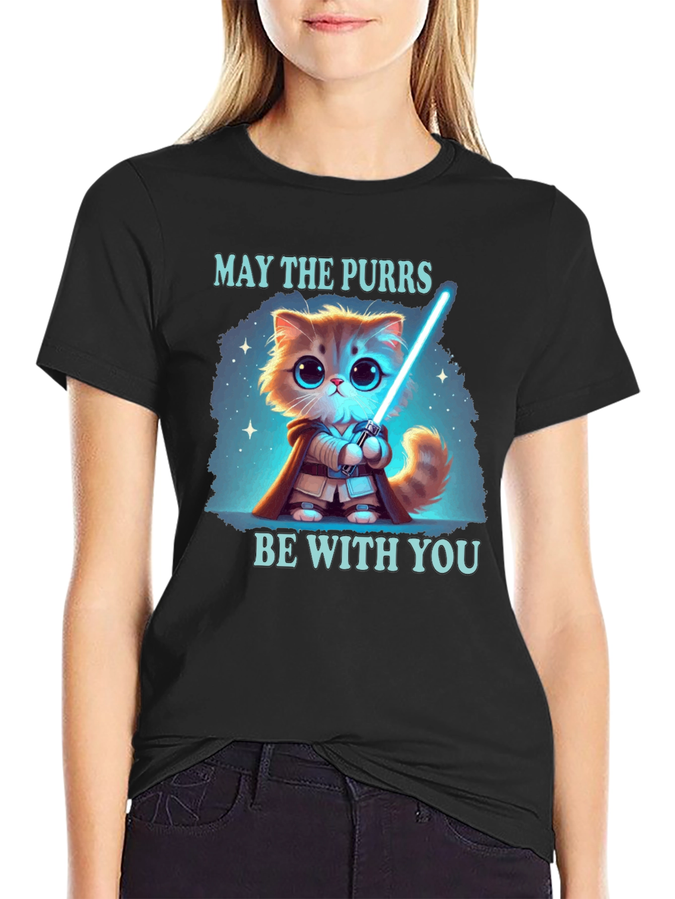 May The Purrs Be With You T-Shirt