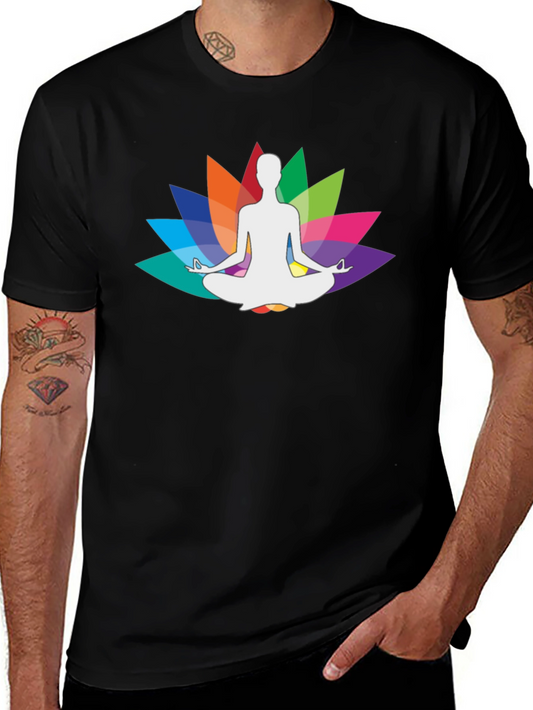 Yoga Lotus Meditation Graphic Tee