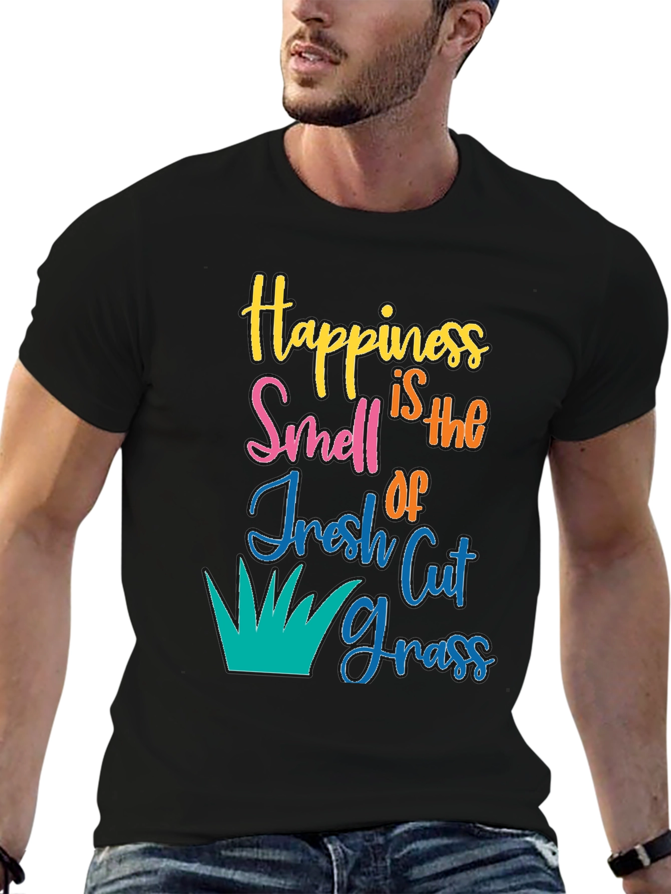 Happiness is Fresh Cut Grass T-Shirt