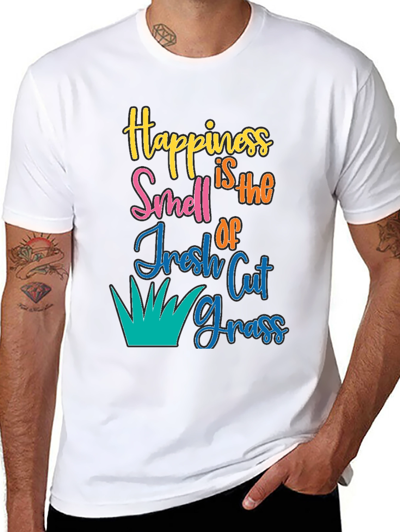 Happiness is Fresh Cut Grass T-Shirt