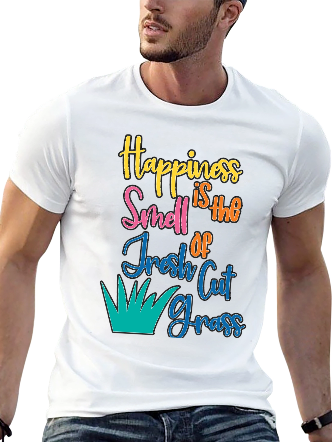 Happiness is Fresh Cut Grass T-Shirt