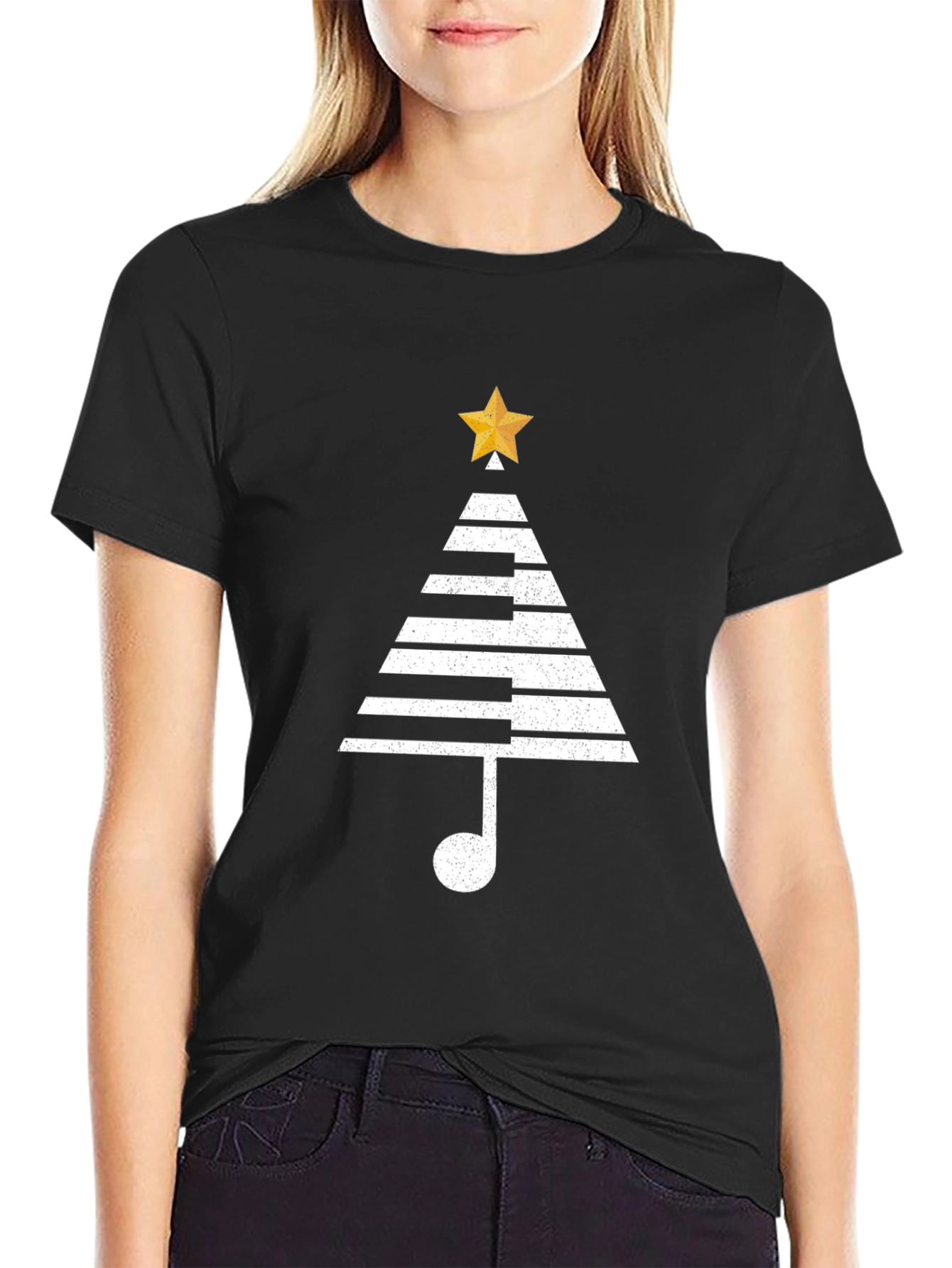 Musical Christmas Tree Graphic Tee