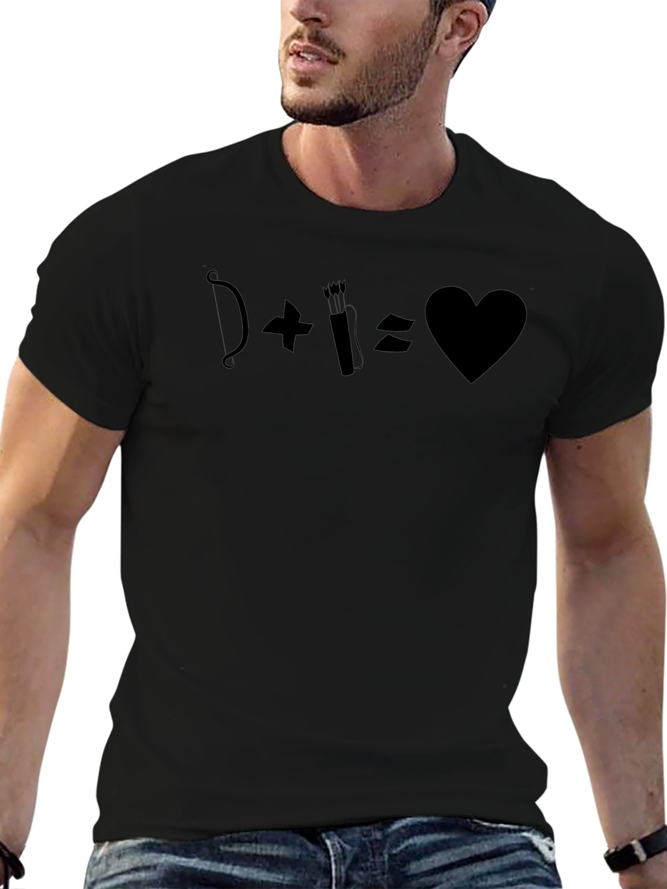 Archery Heart Graphic T-Shirt